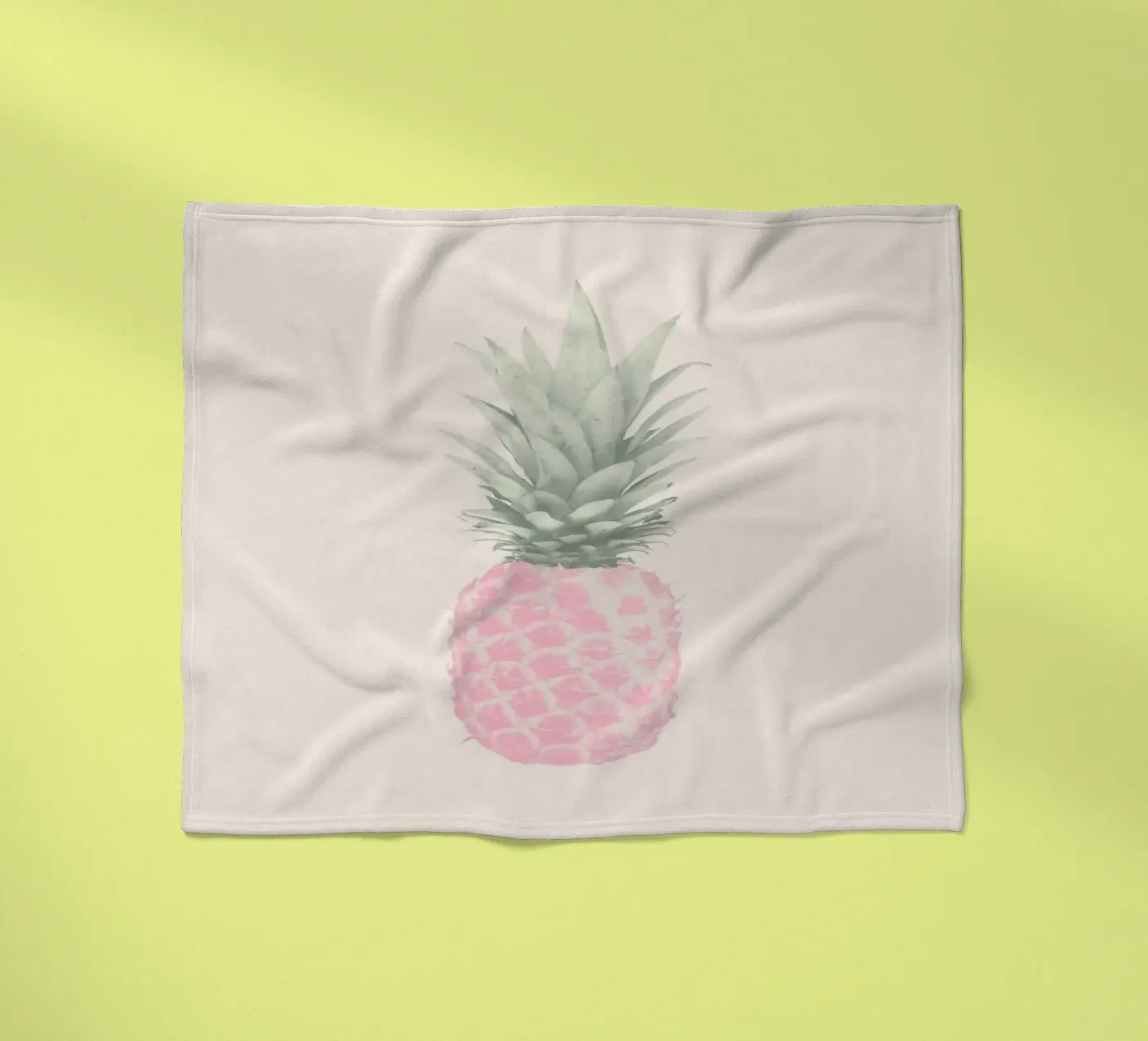 Kleine pop ananas fleecedeken van Tiny Wonder Co.