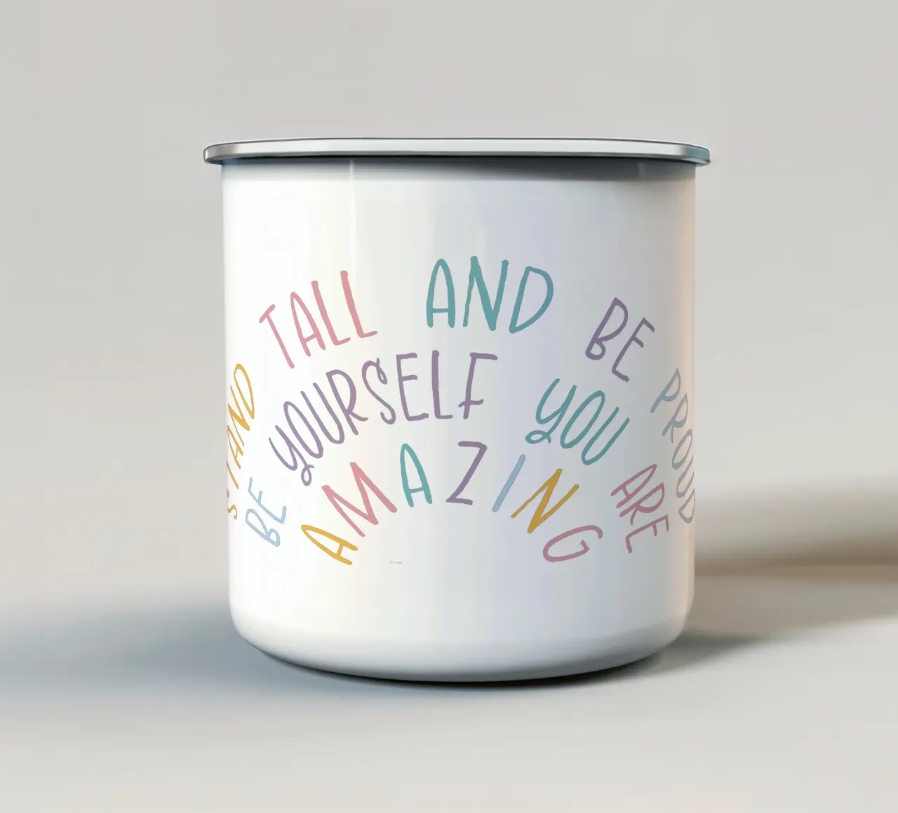 Incredibile tazza in smalto da Tiny Wonder Co.