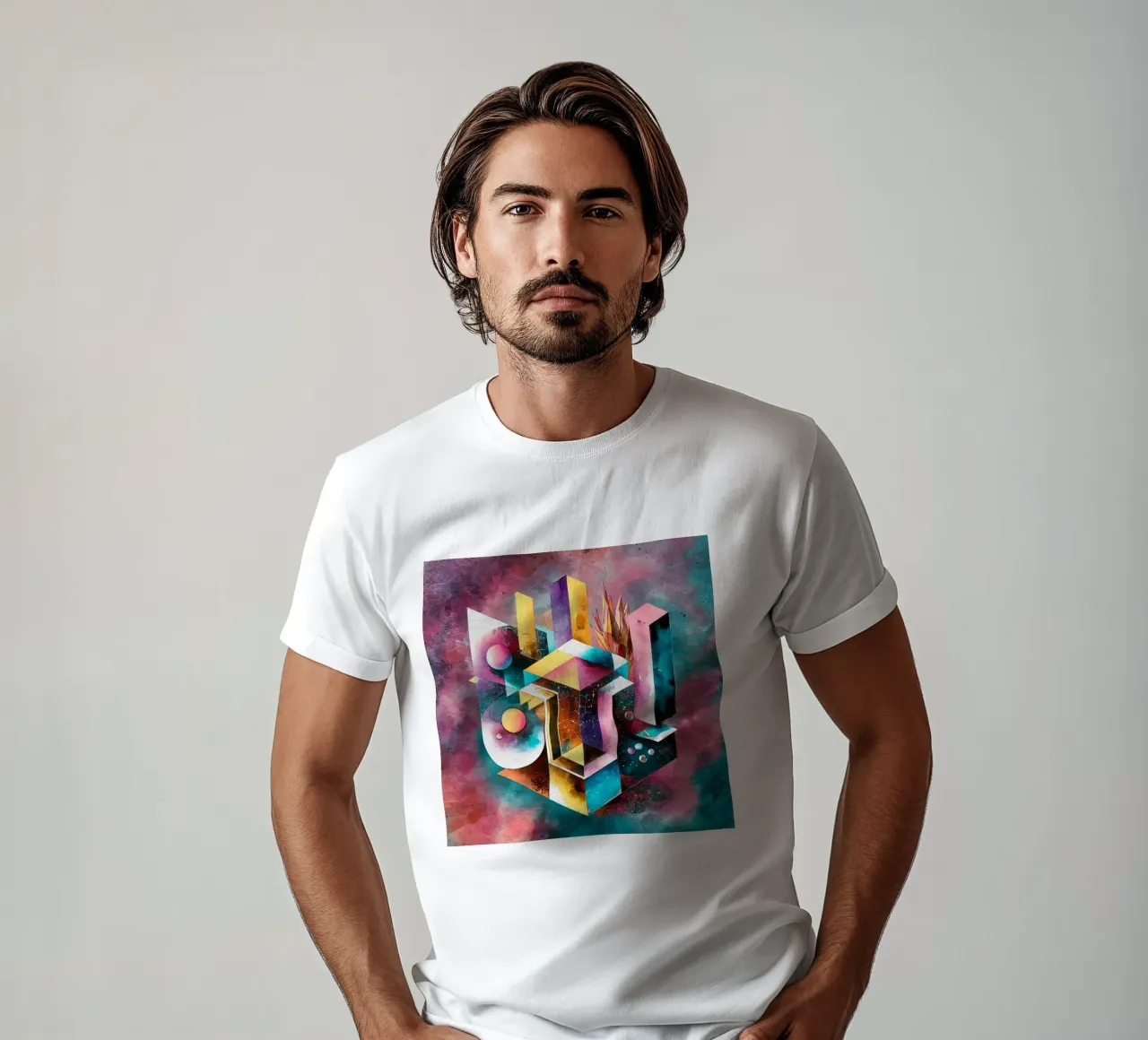 Geometry Abstract Color t-shirt da dinem