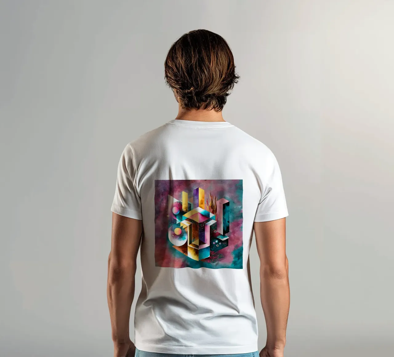 Geometry Abstract Color t-shirt da dinem