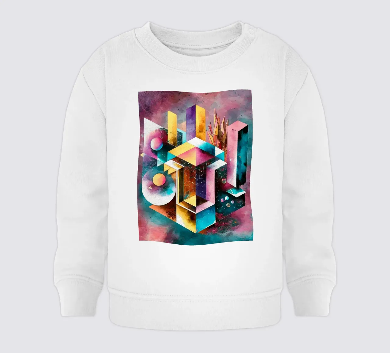 Geometry Abstract Color felpa neonato da dinem