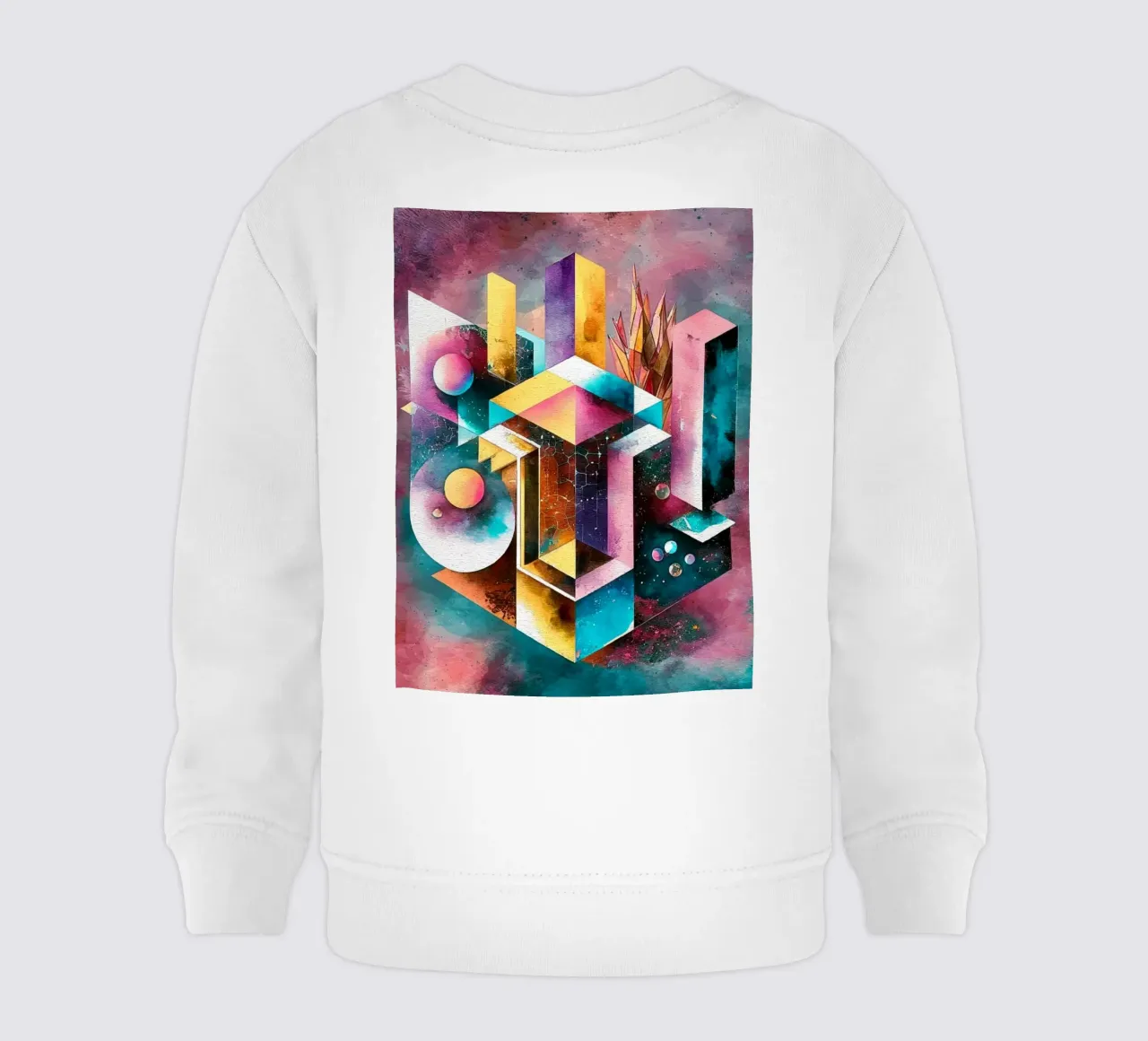 Geometry Abstract Color felpa neonato da dinem