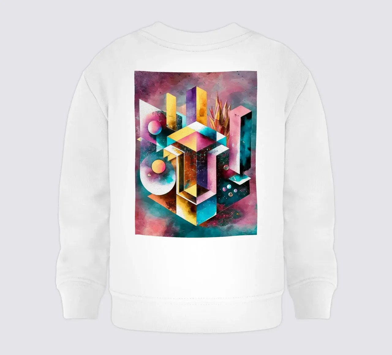 Geometry Abstract Color felpa neonato da dinem