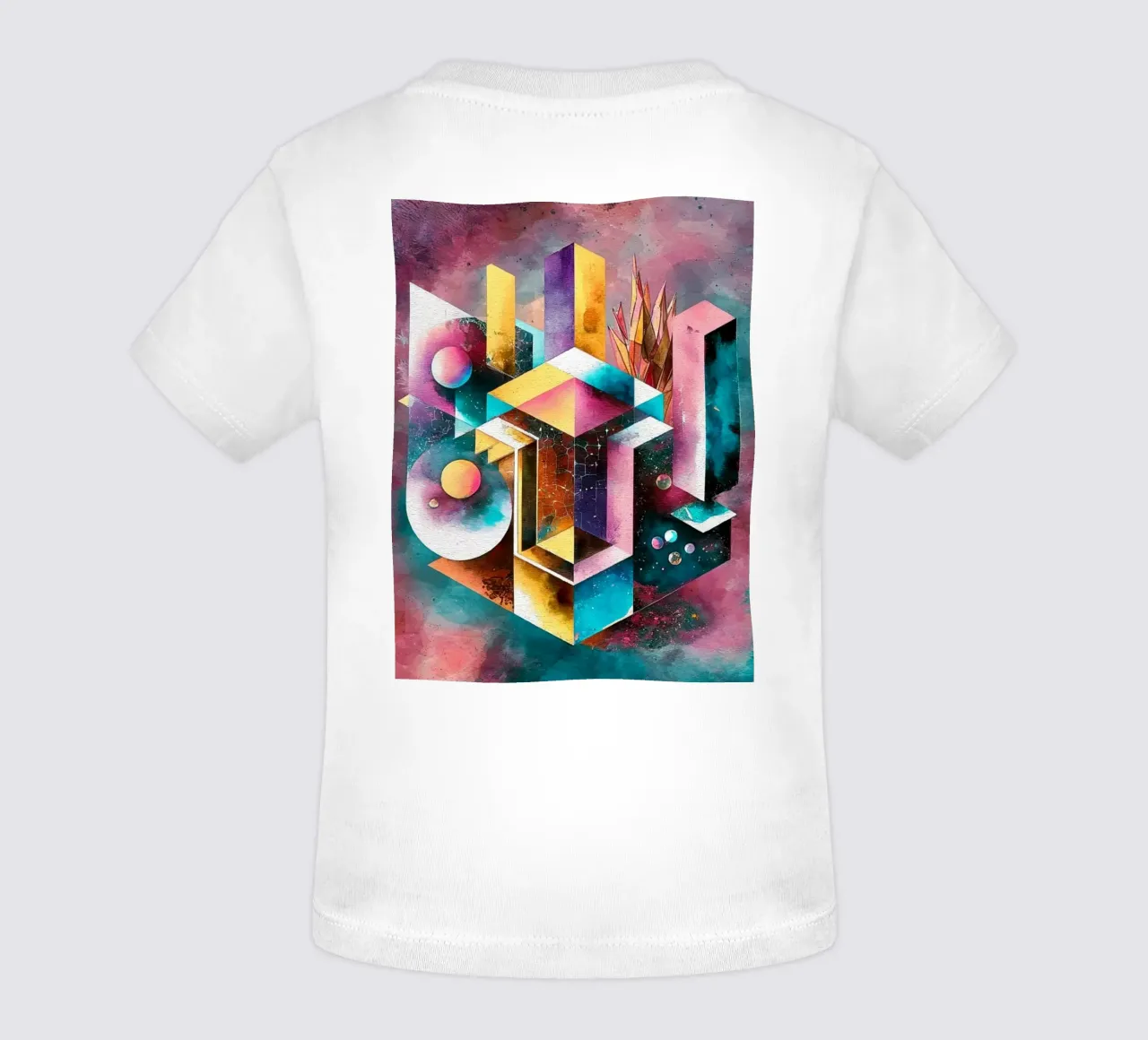 Geometry Abstract Color maglietta neonato da dinem