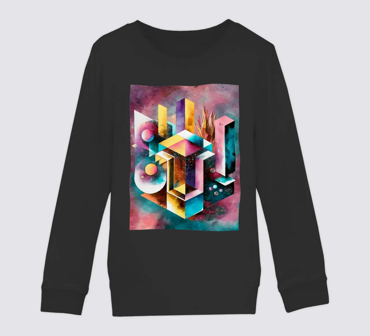 Geometry Abstract Color felpa bambino da dinem