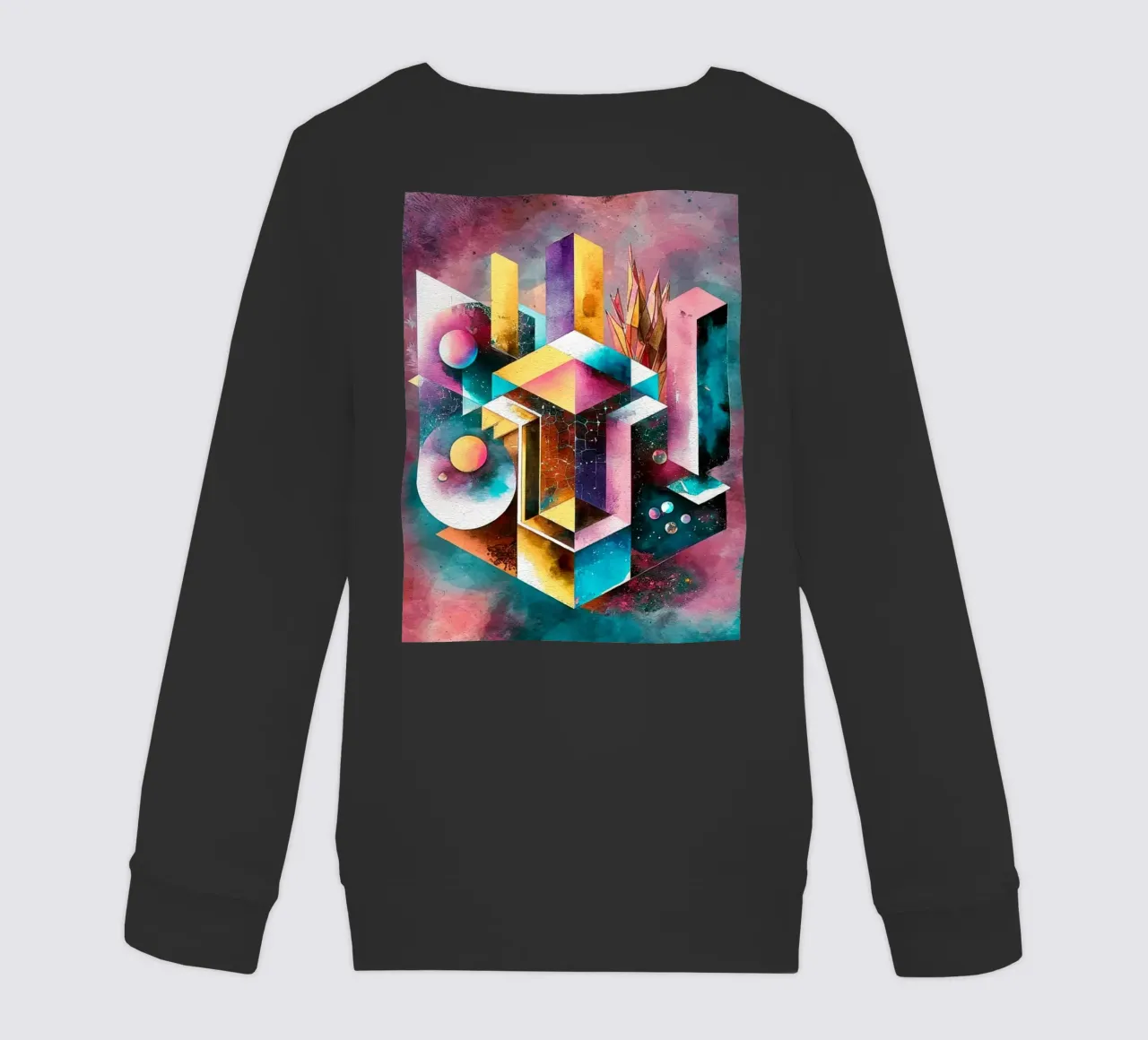 Geometry Abstract Color felpa bambino da dinem