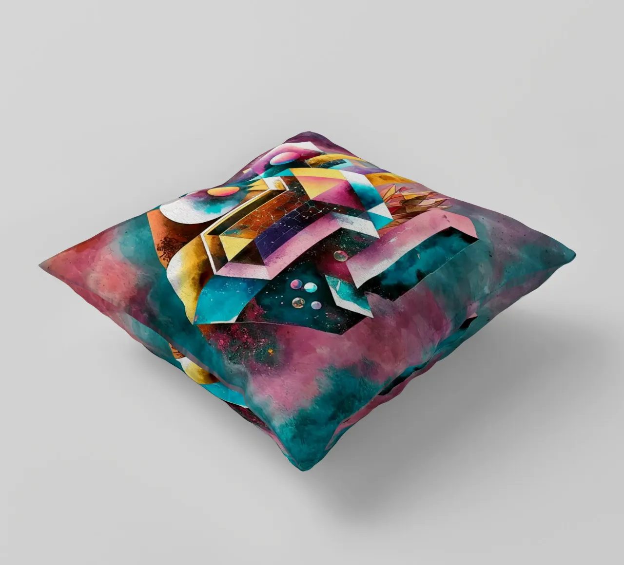 Geometry Abstract Color cuscino da dinem