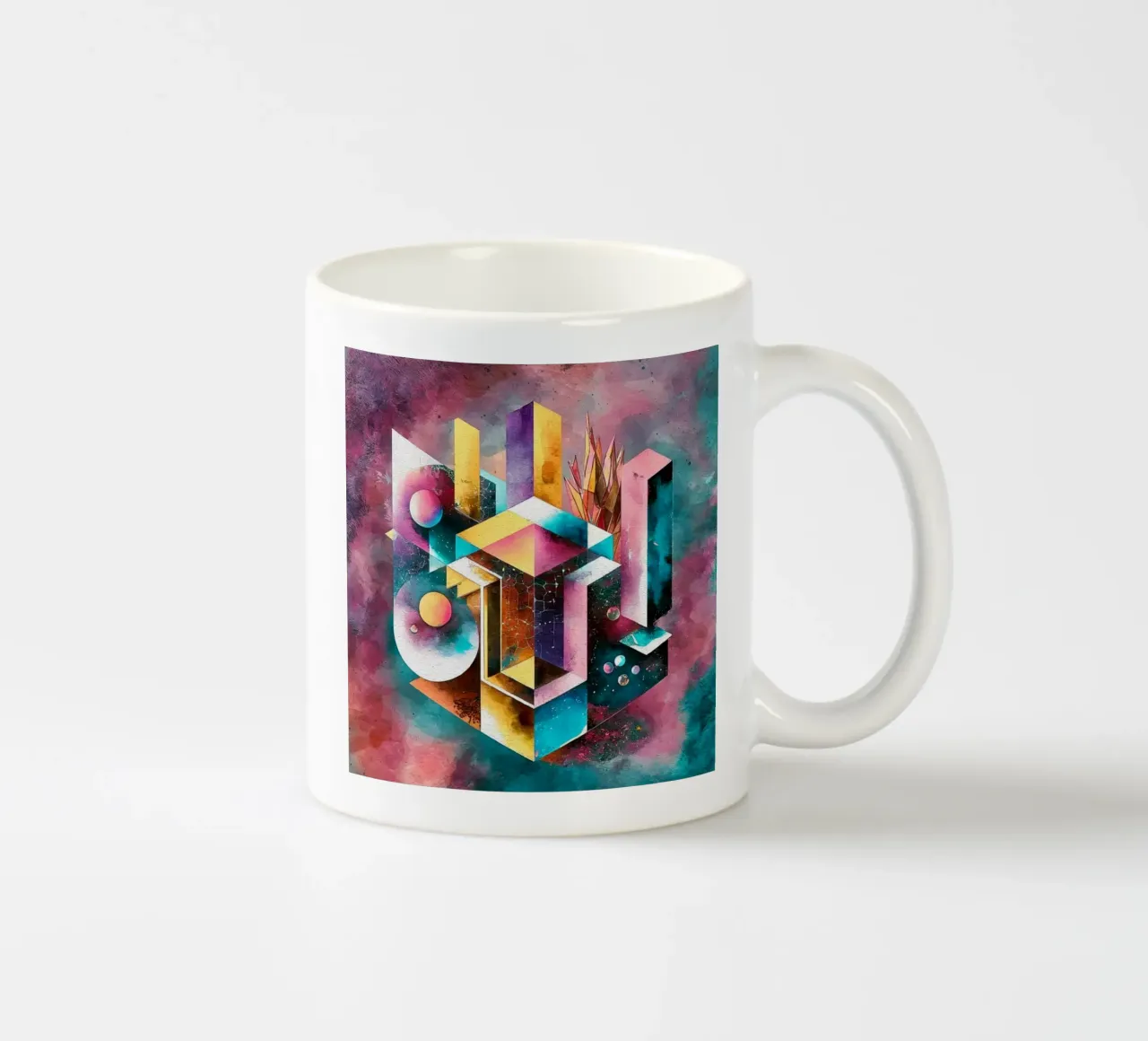 Geometry Abstract Color tazza in ceramica da dinem