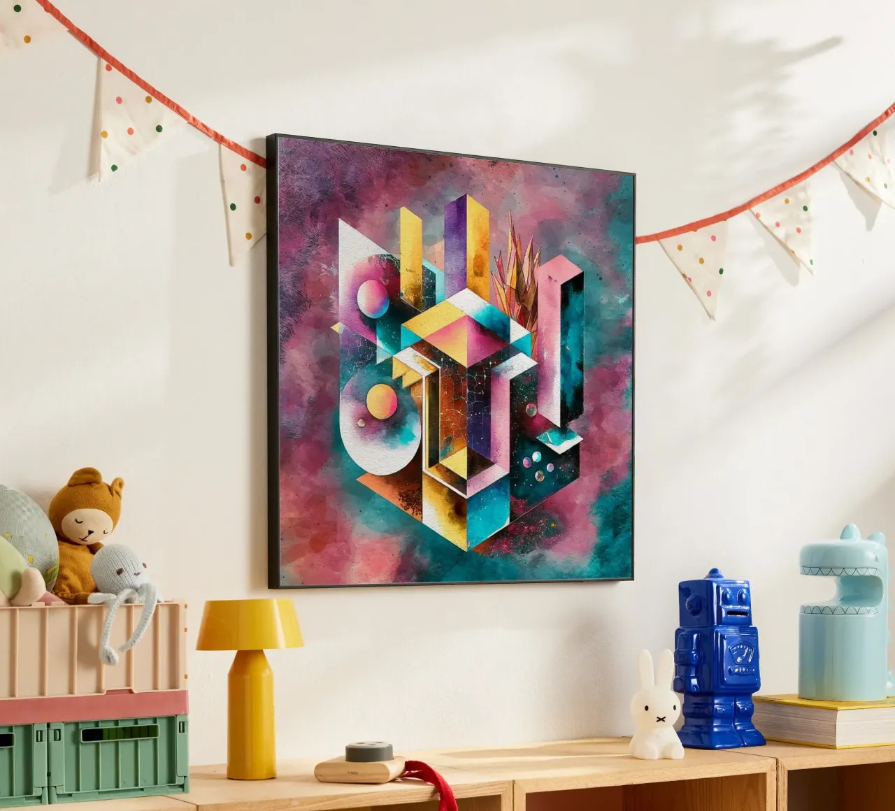 Geometry Abstract Color alluminio dibond da dinem