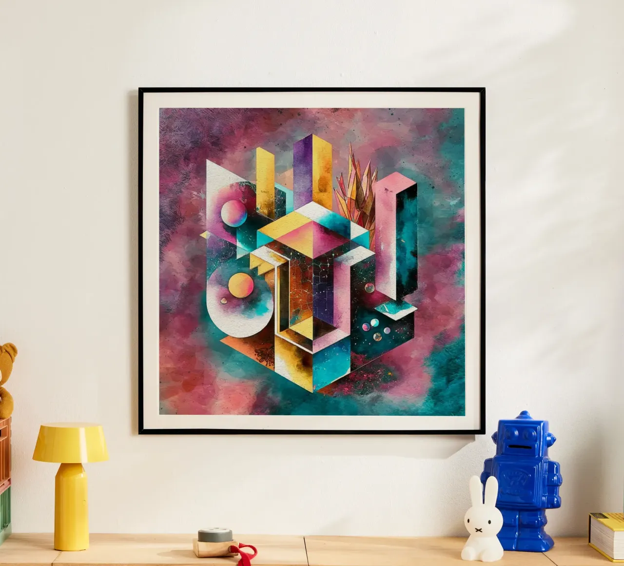 Geometry Abstract Color carta hahnemühle da dinem