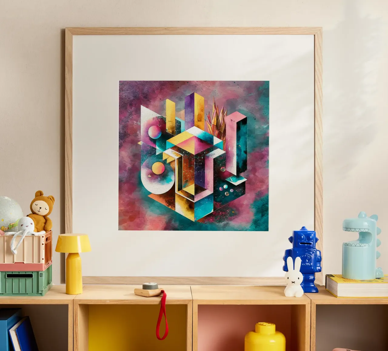 Geometry Abstract Color poster da dinem