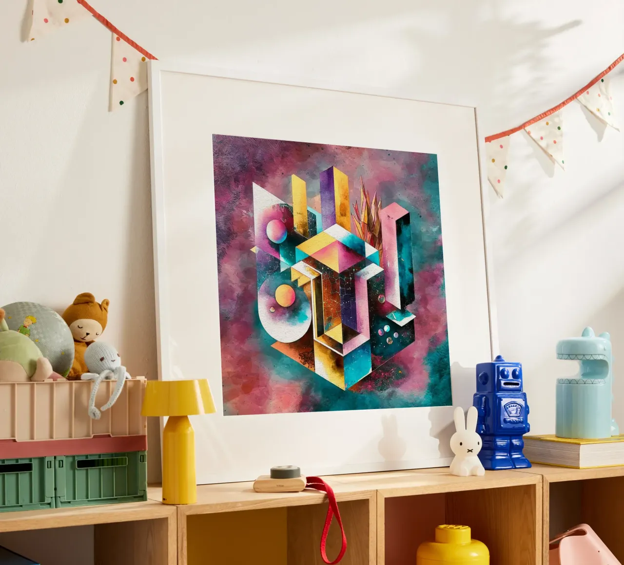 Geometry Abstract Color poster da dinem