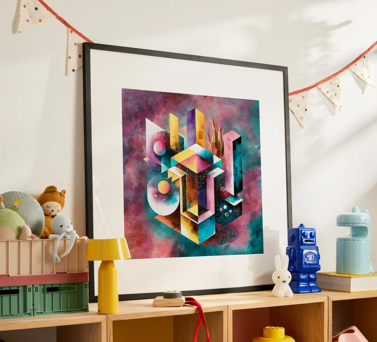 Geometry Abstract Color carta hahnemühle da dinem