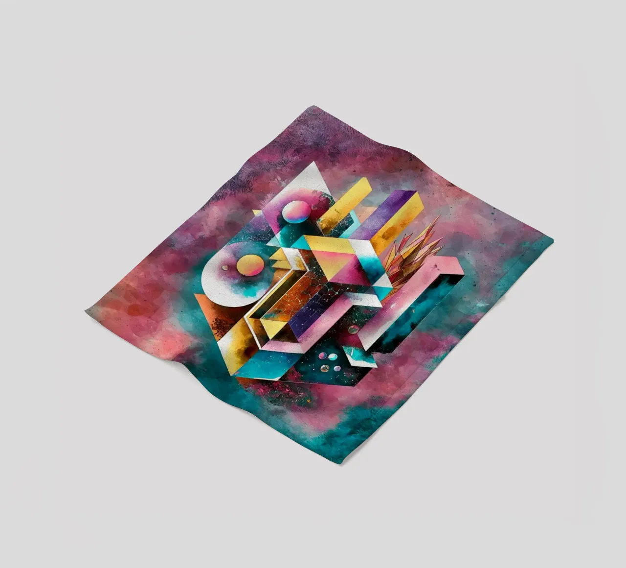 Geometry Abstract Color coperta in pile da dinem