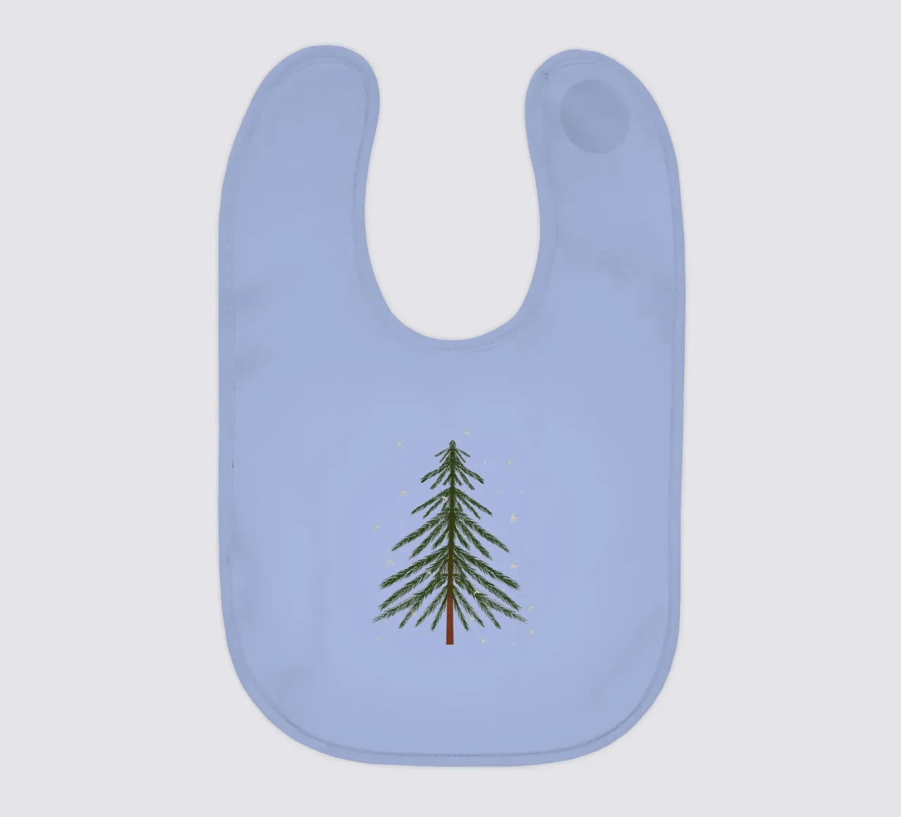 Dennenboom baby slabbetje van Wackapacka Holiday Shop