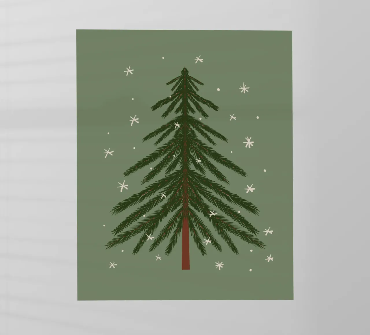 Pine tree pellicola backlit da Wackapacka Holiday Shop