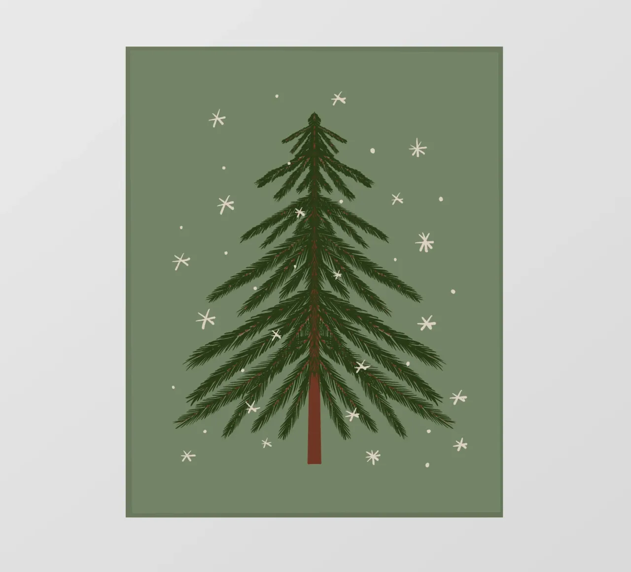 Pine tree pellicola backlit da Wackapacka Holiday Shop