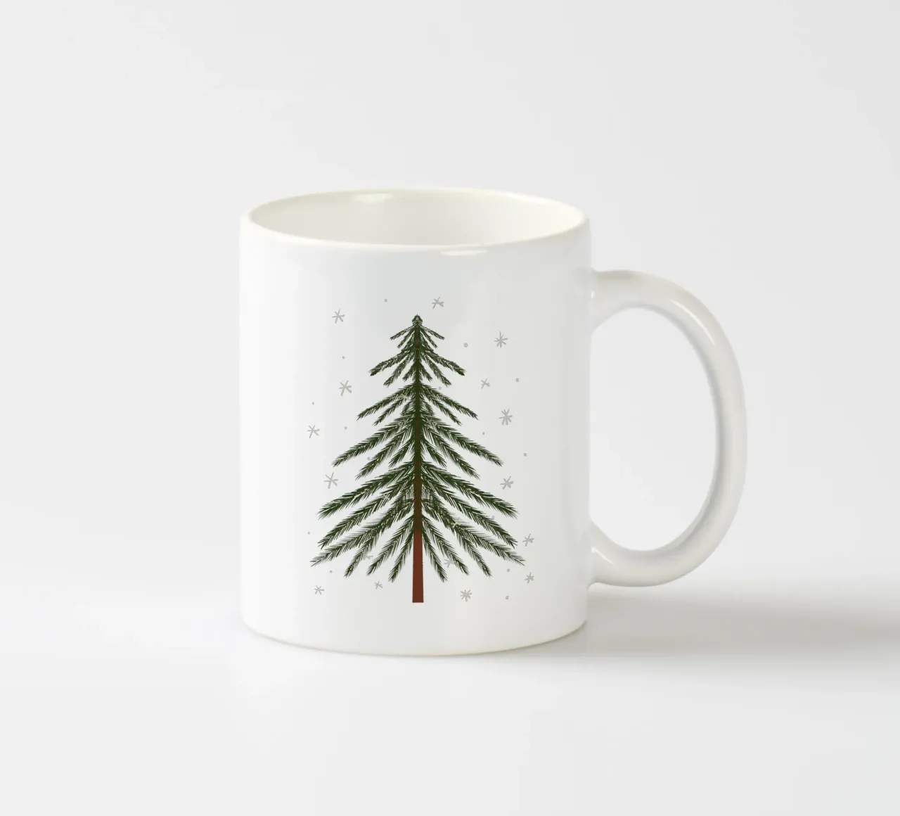Pine tree ceramic mug by Wackapacka Holiday Shop