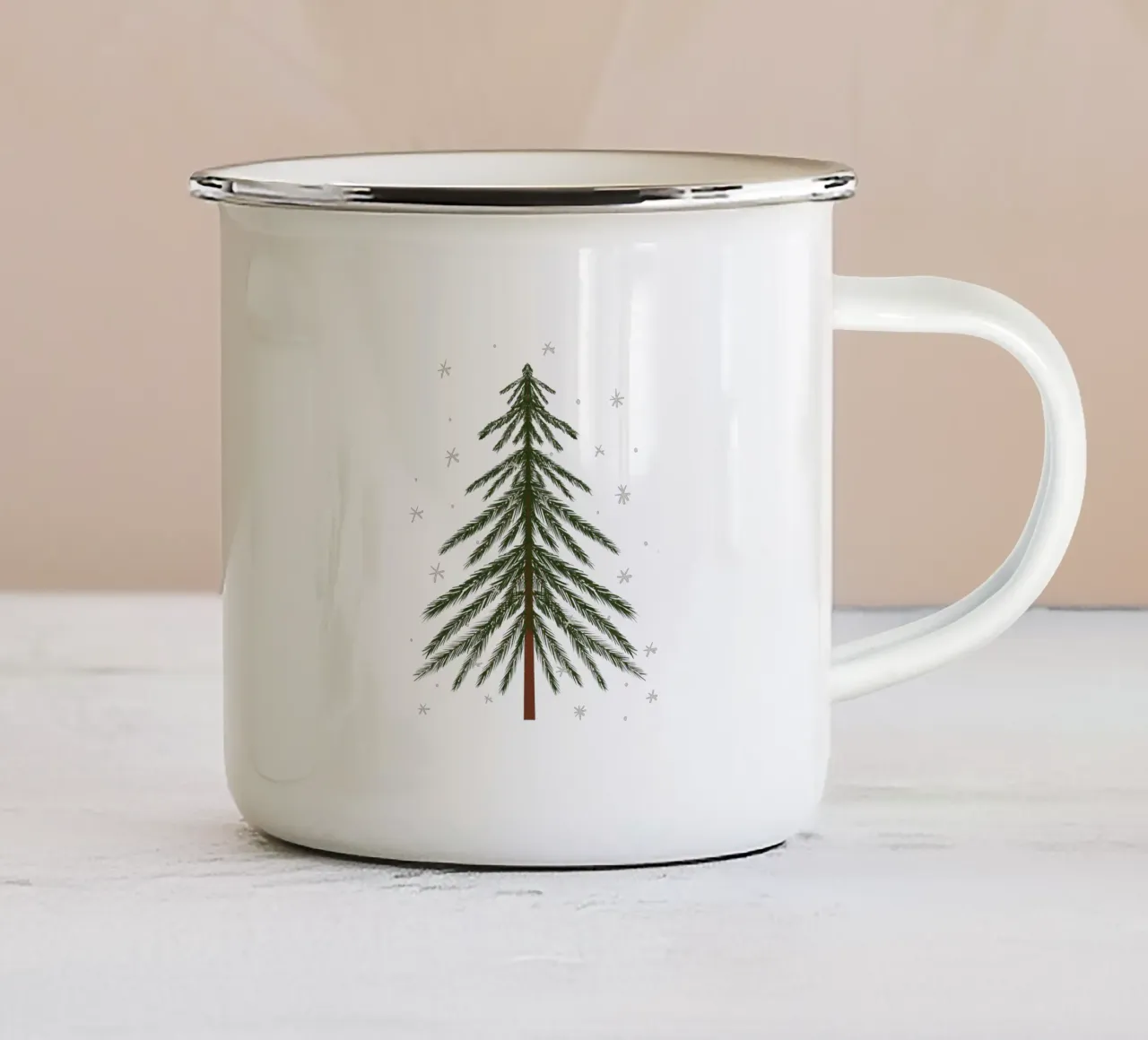 Pino tazza in smalto da Wackapacka Holiday Shop