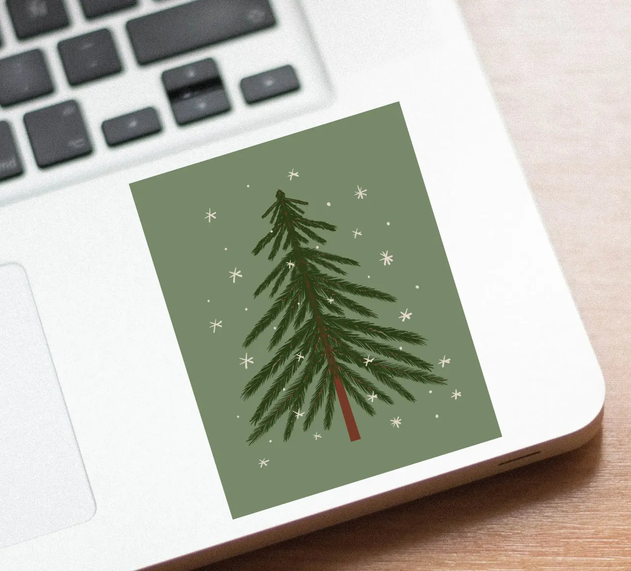 Pine tree sticker by Wackapacka Holiday Shop