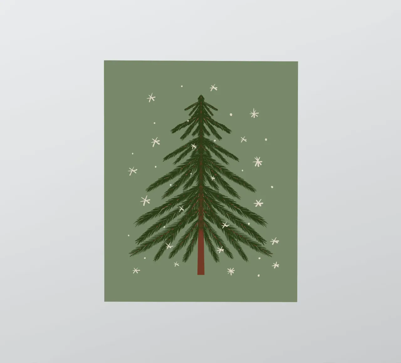 Pine tree sticker by Wackapacka Holiday Shop