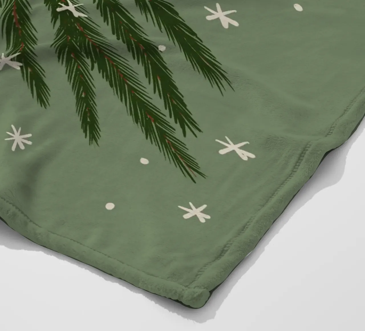 Pine tree Fleecedecke von Wackapacka Holiday Shop