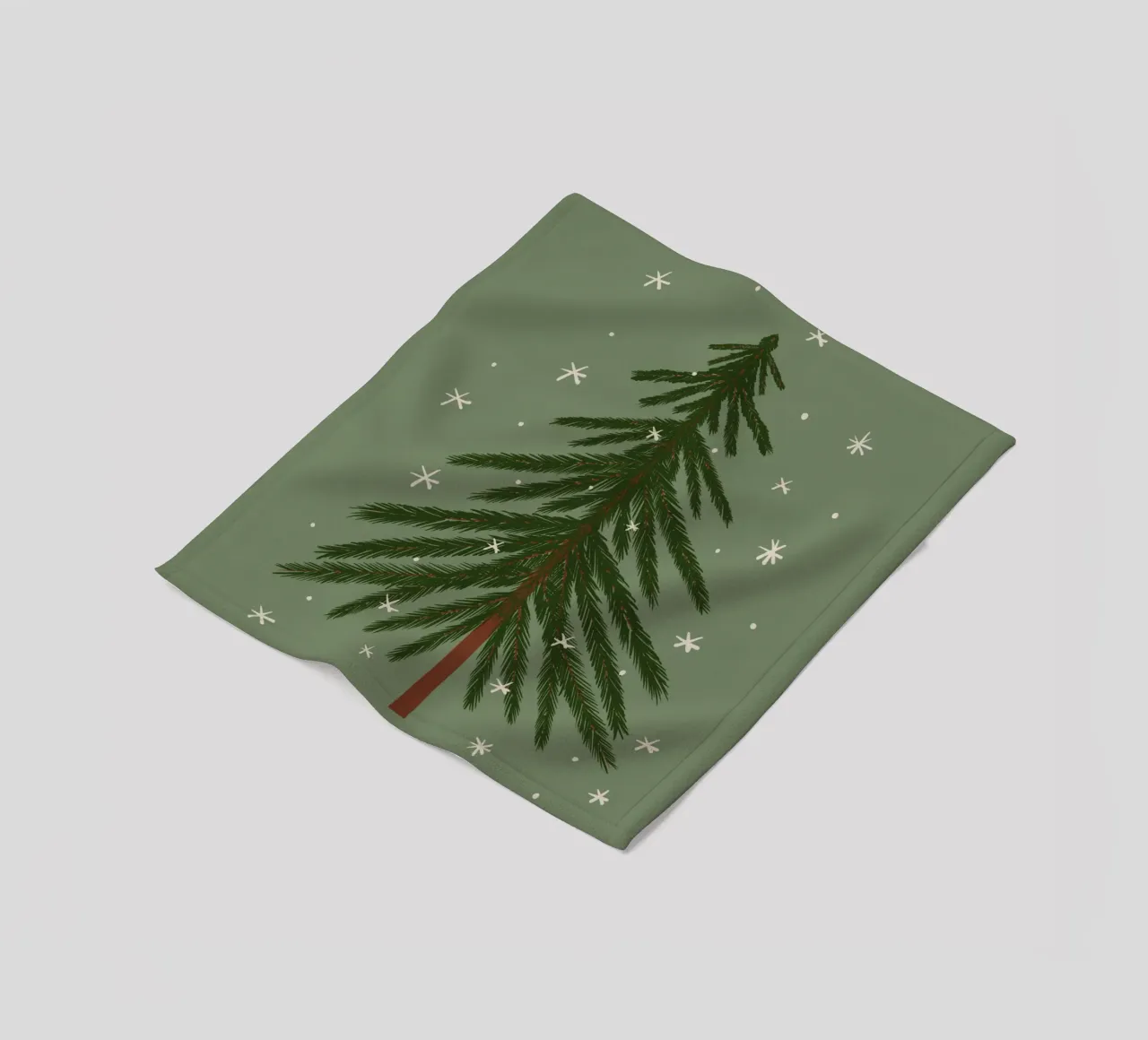 Pine tree Fleecedecke von Wackapacka Holiday Shop
