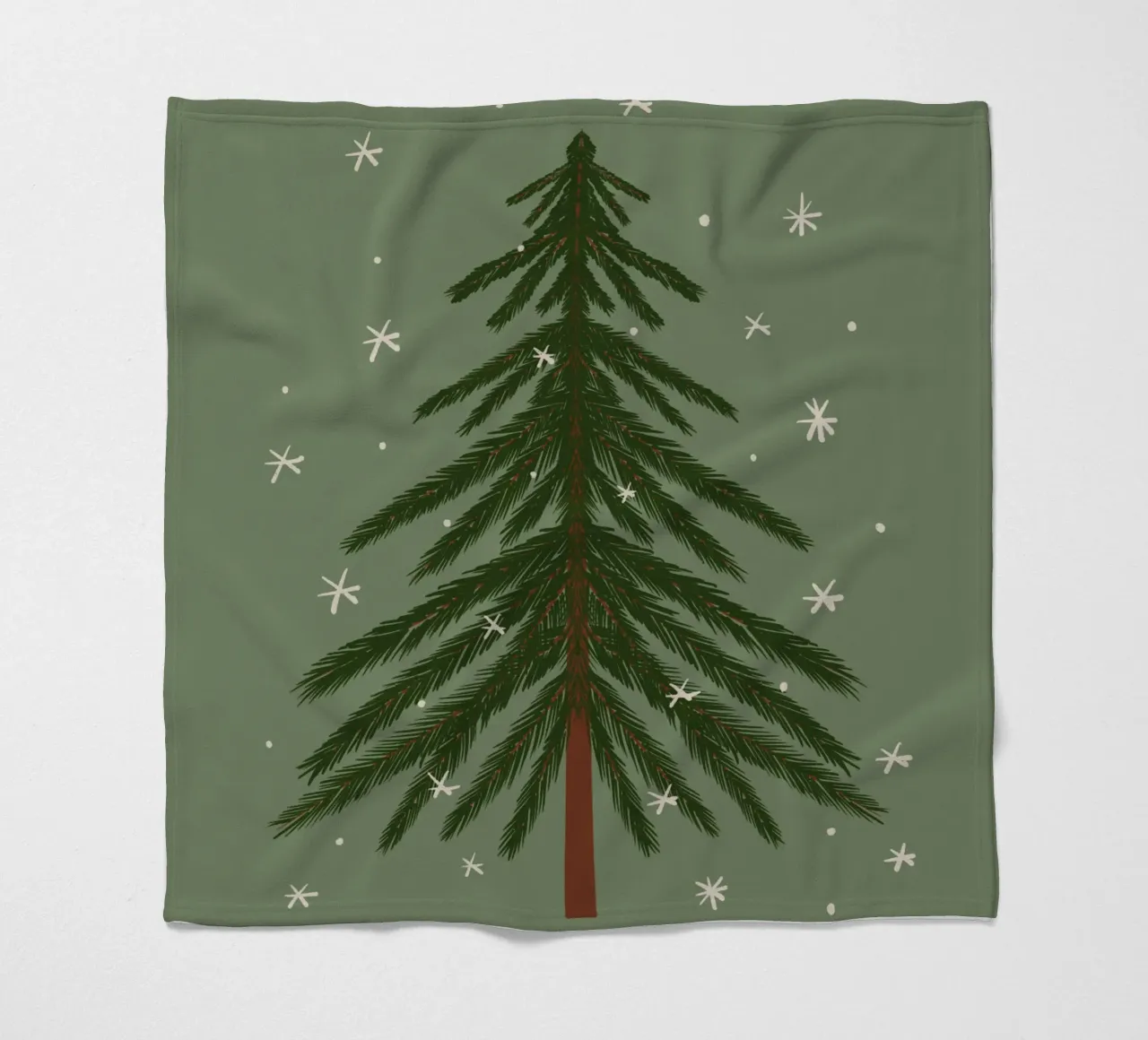 Pine tree Fleecedecke von Wackapacka Holiday Shop