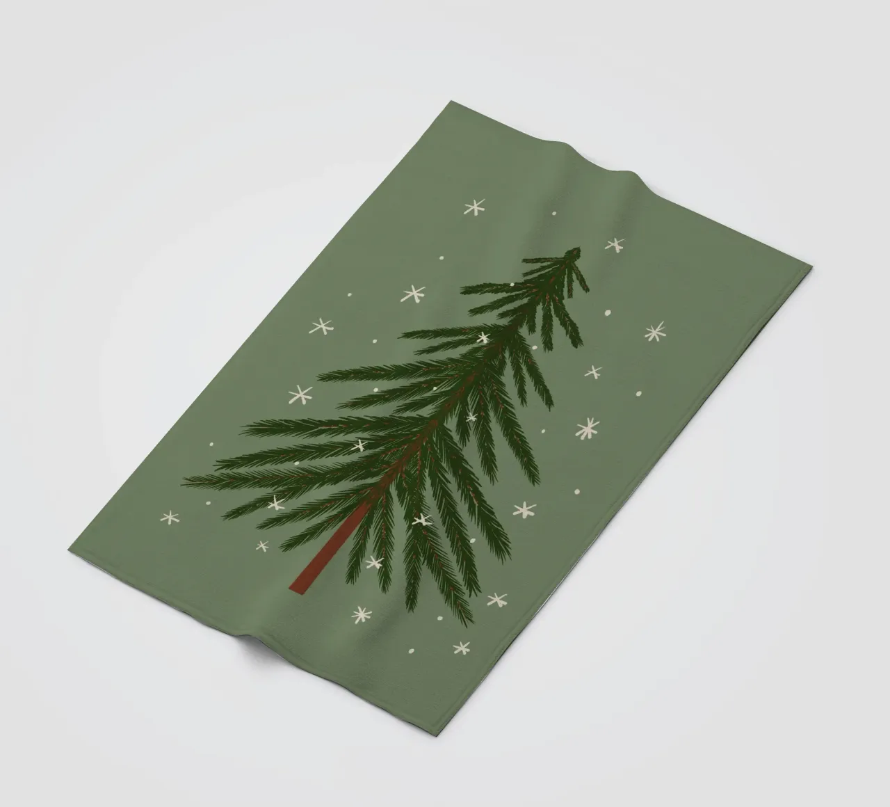 Pine tree Fleecedecke von Wackapacka Holiday Shop