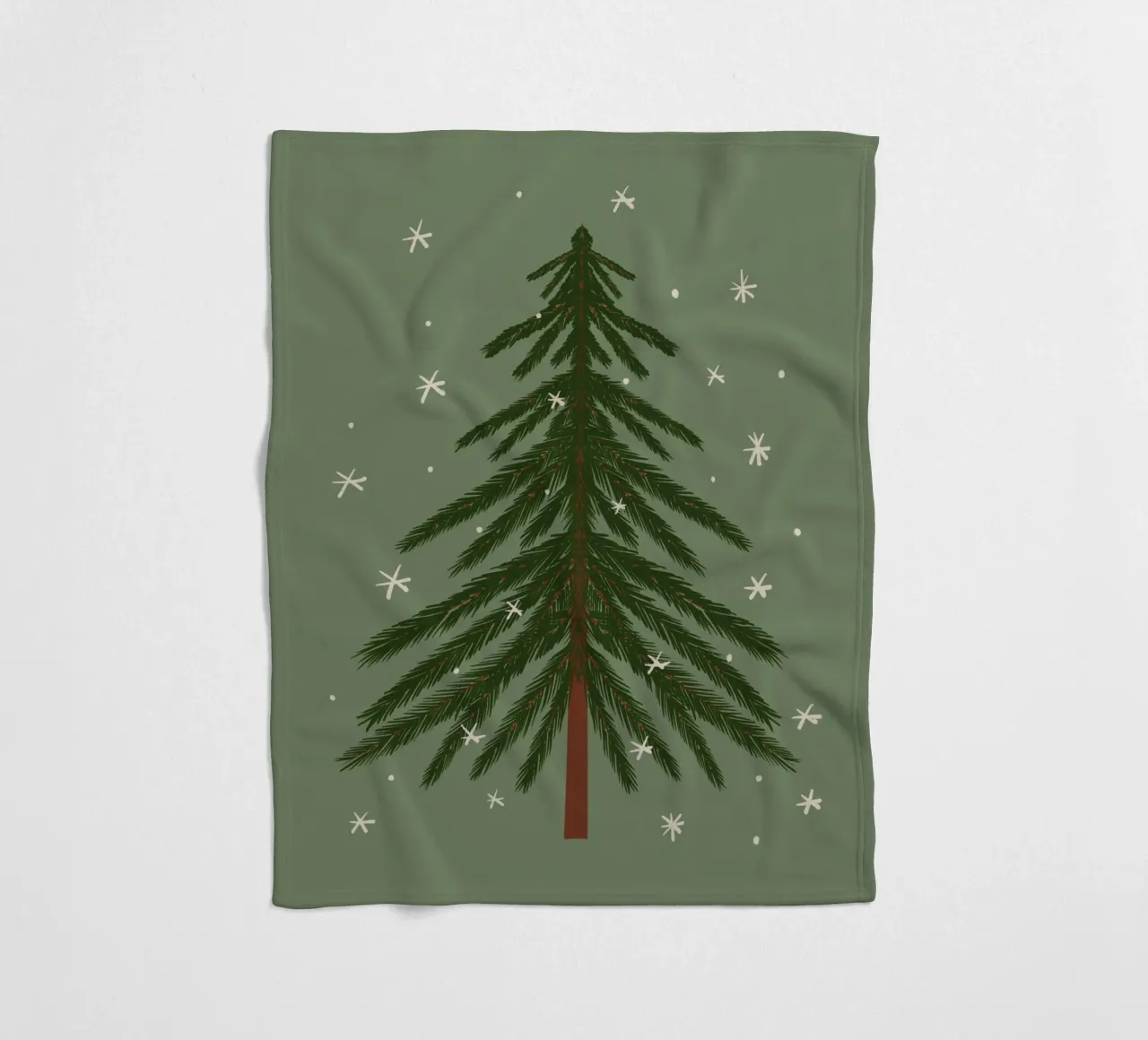 Pine tree Fleecedecke von Wackapacka Holiday Shop