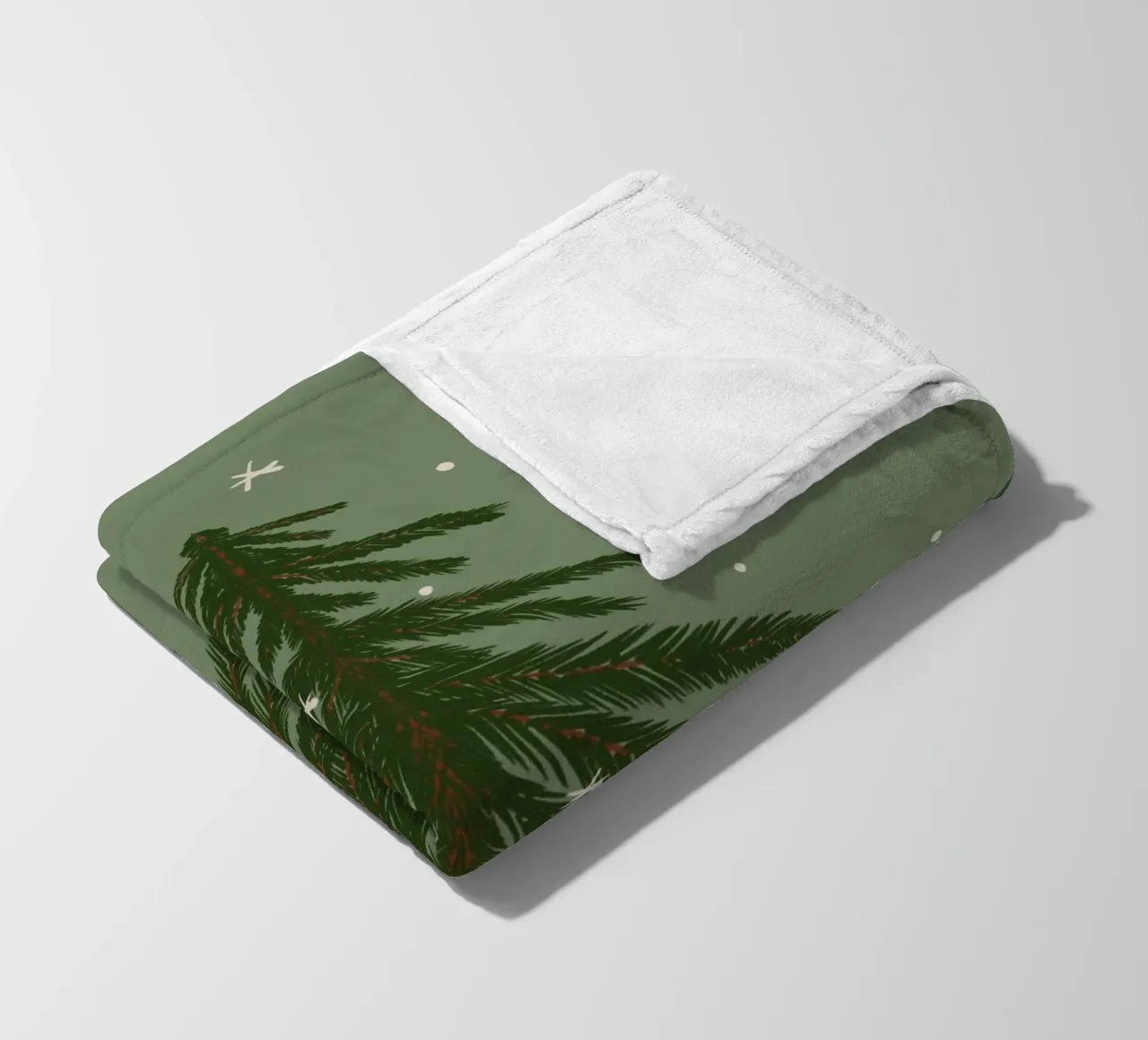 Pine tree Fleecedecke von Wackapacka Holiday Shop