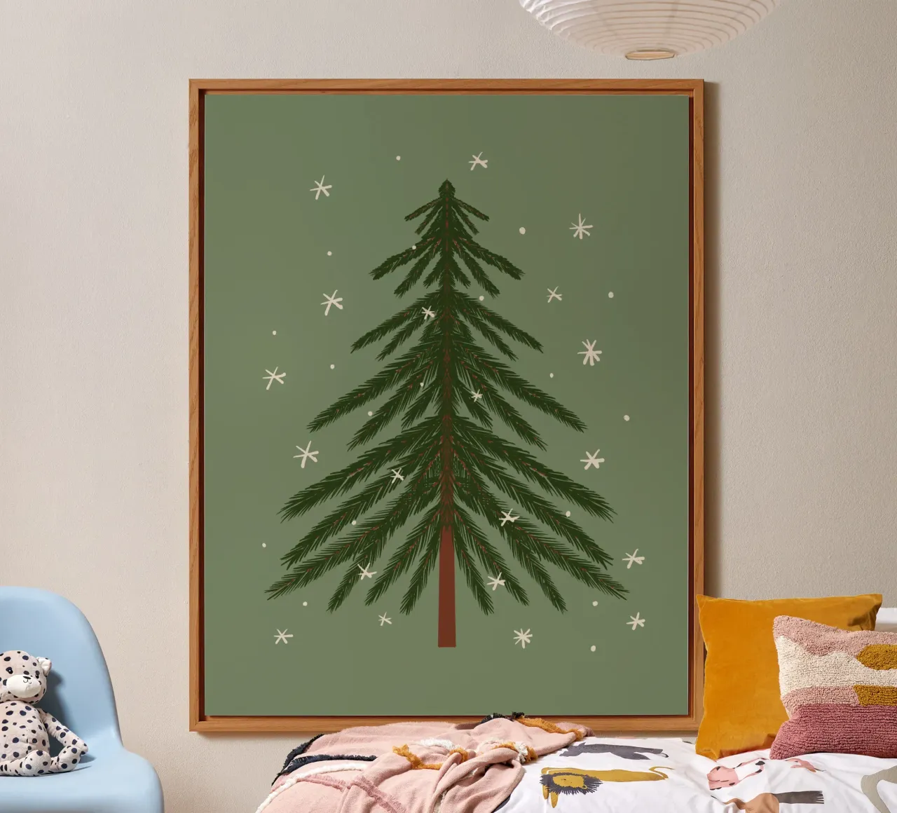 Pine tree forex plate by Wackapacka Holiday Shop