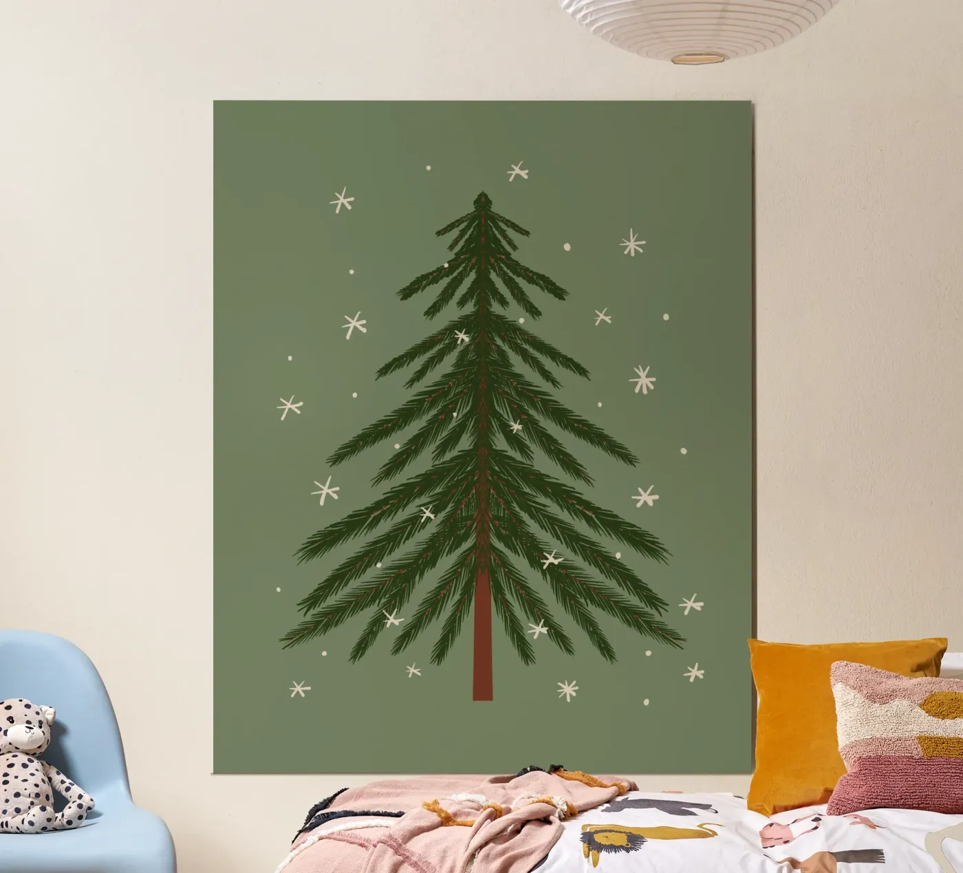 Pine tree poster by Wackapacka Holiday Shop