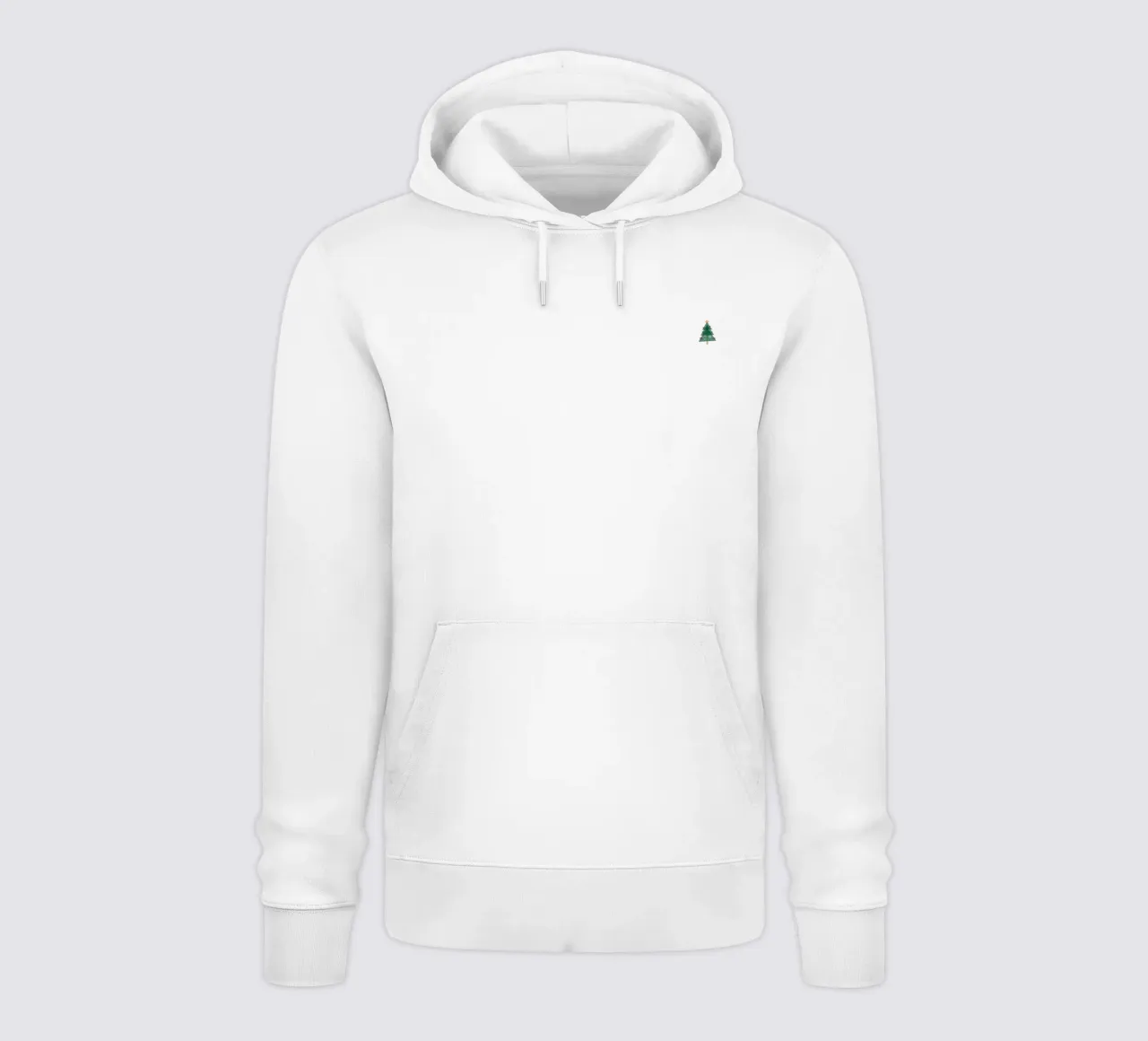 Albero di Natale design piatto felpa con cappuccio da Schuhmann Design