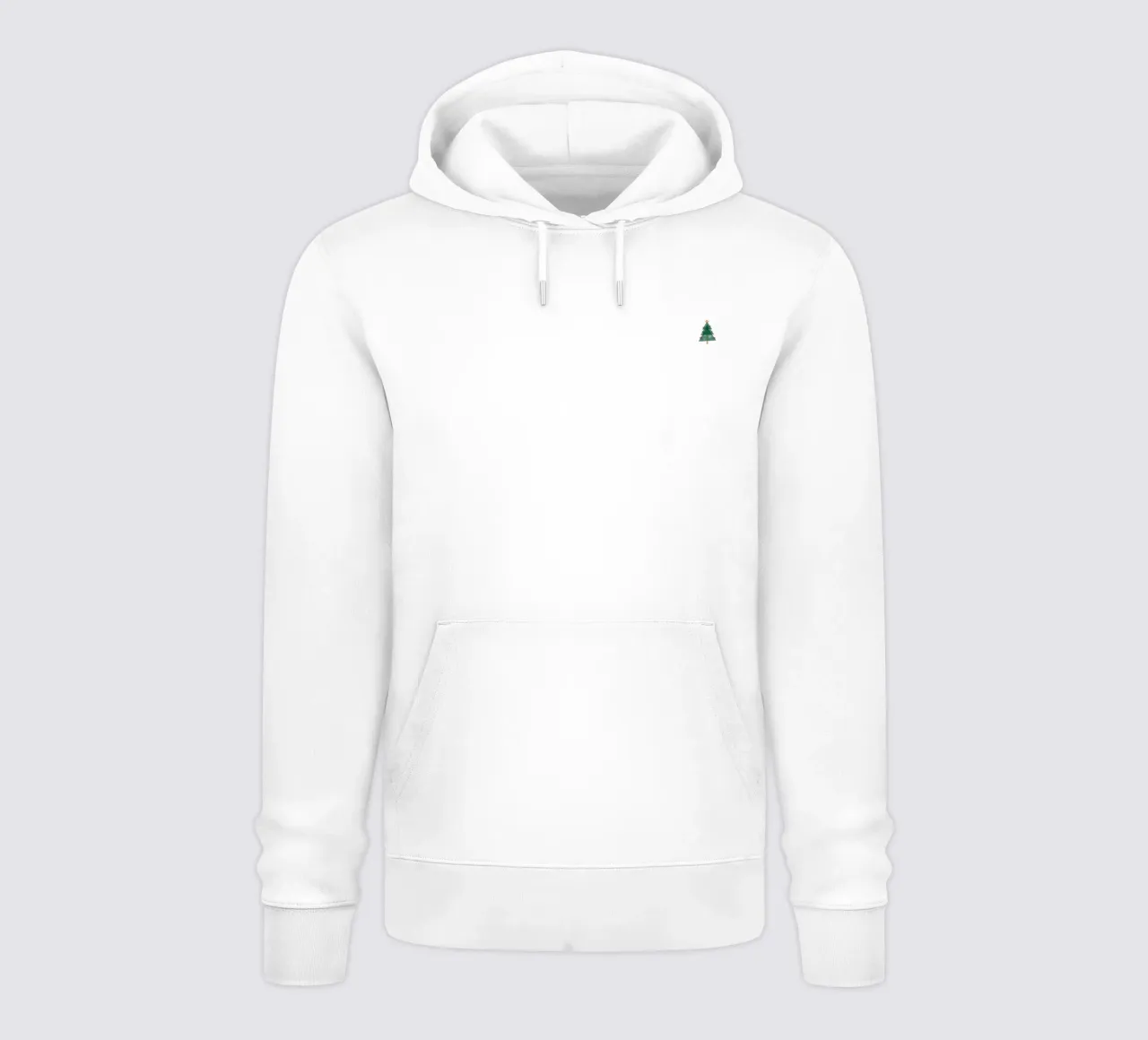 Albero di Natale design piatto felpa con cappuccio da Schuhmann Design