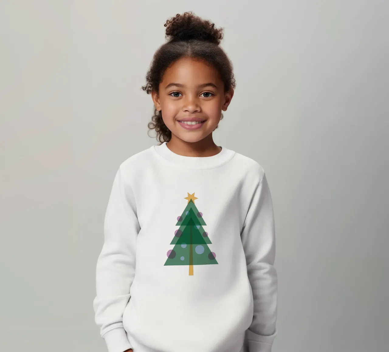 Albero di Natale design piatto felpa bambino da Schuhmann Design