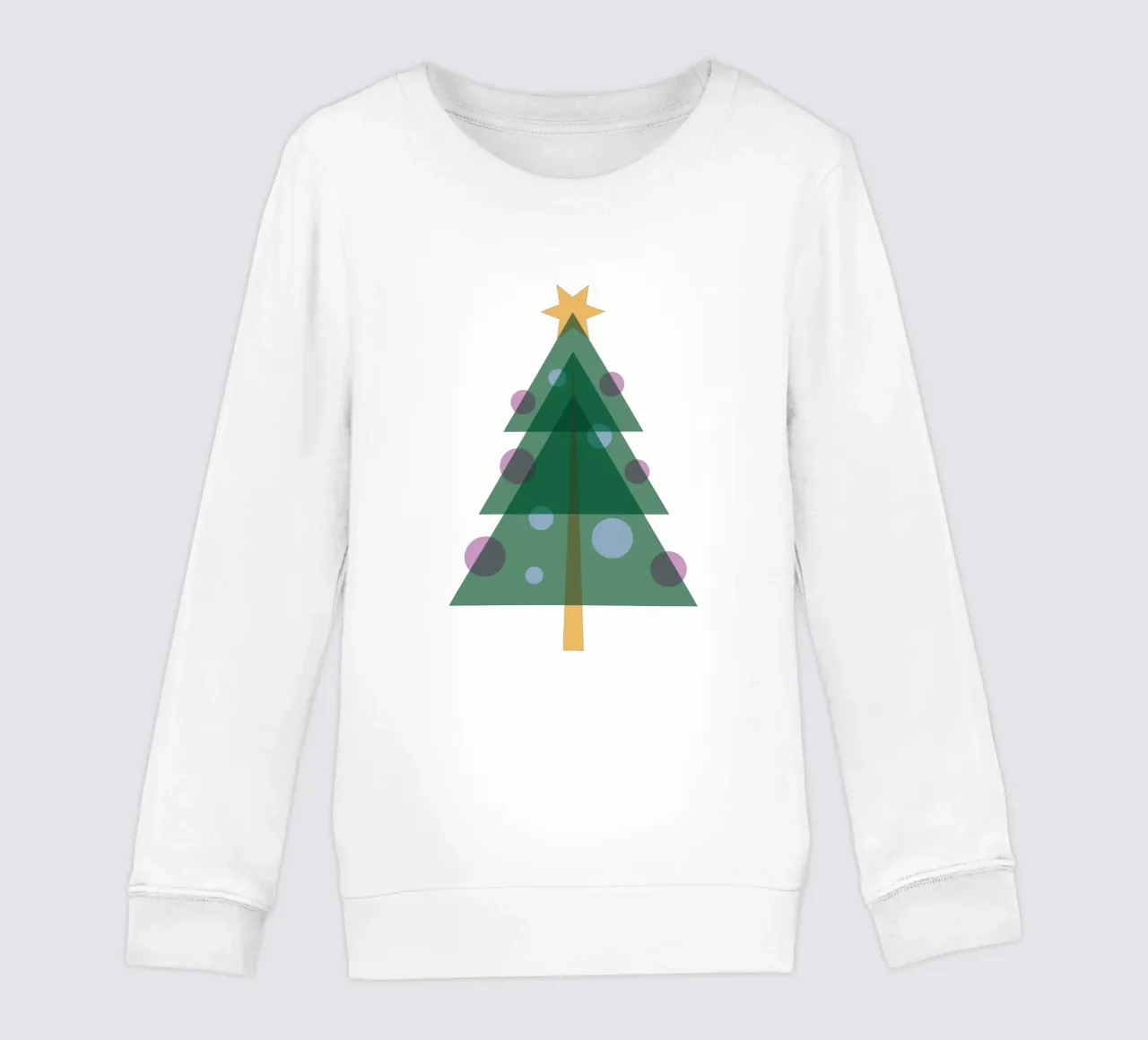 Albero di Natale design piatto felpa bambino da Schuhmann Design