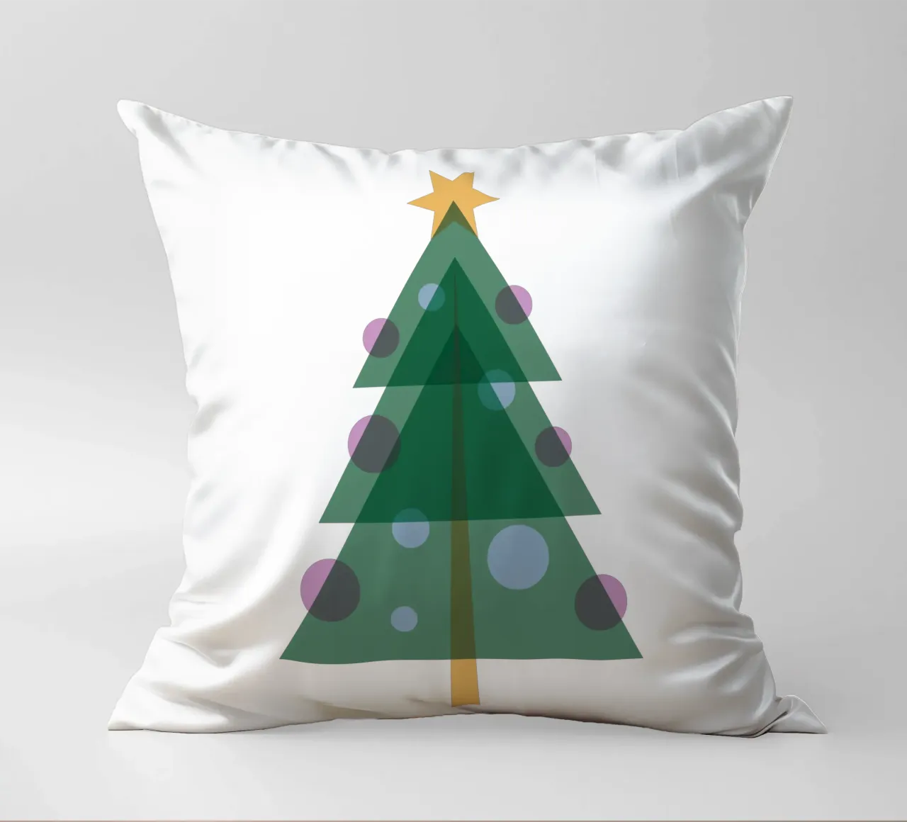 Albero di Natale design piatto cuscino da Schuhmann Design