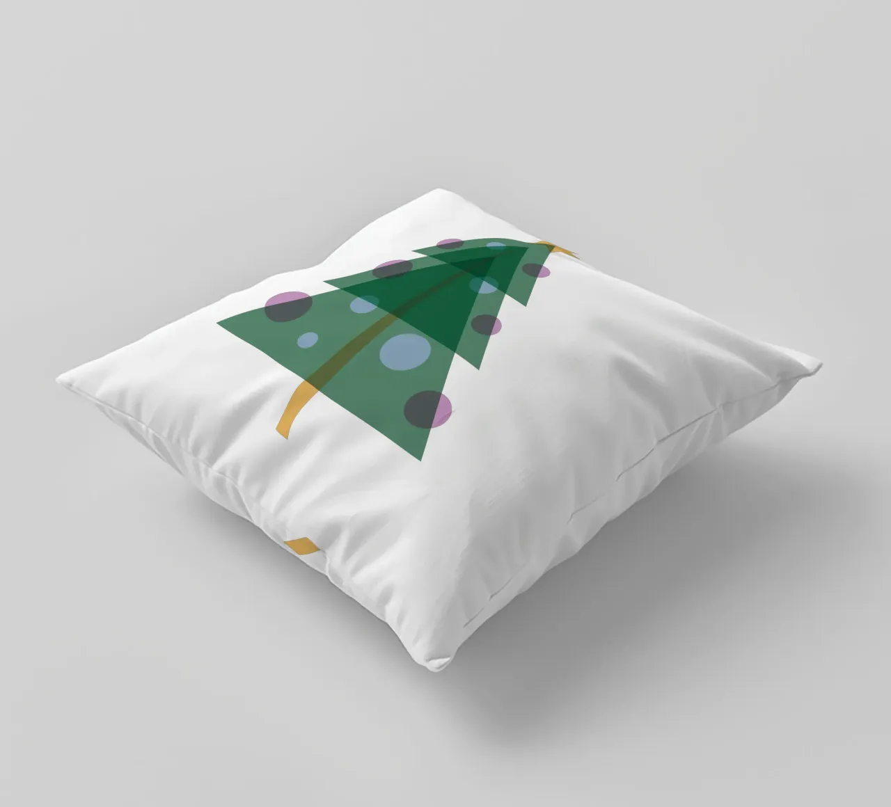 Albero di Natale design piatto cuscino da Schuhmann Design