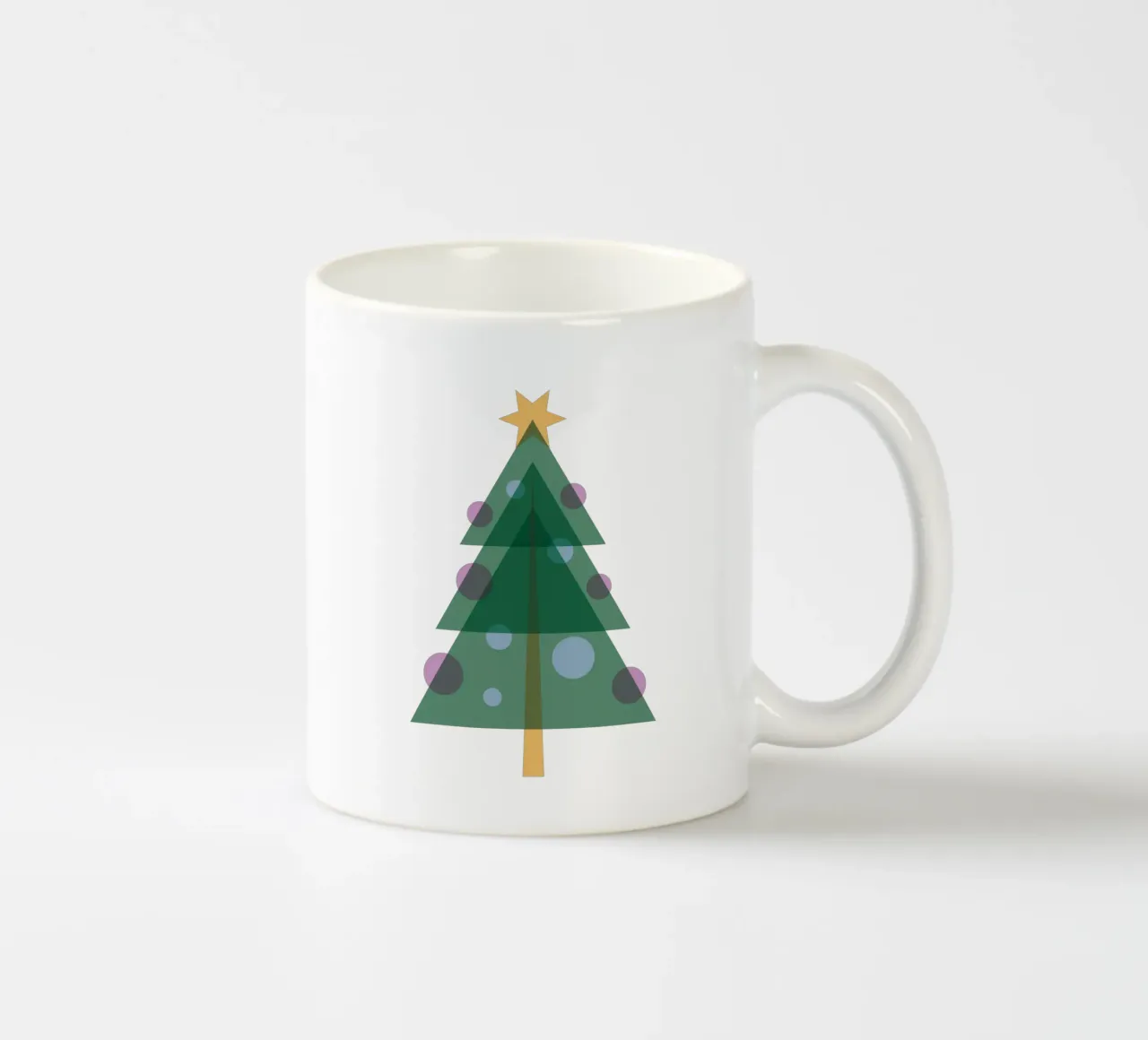 Albero di Natale design piatto tazza in ceramica da Schuhmann Design