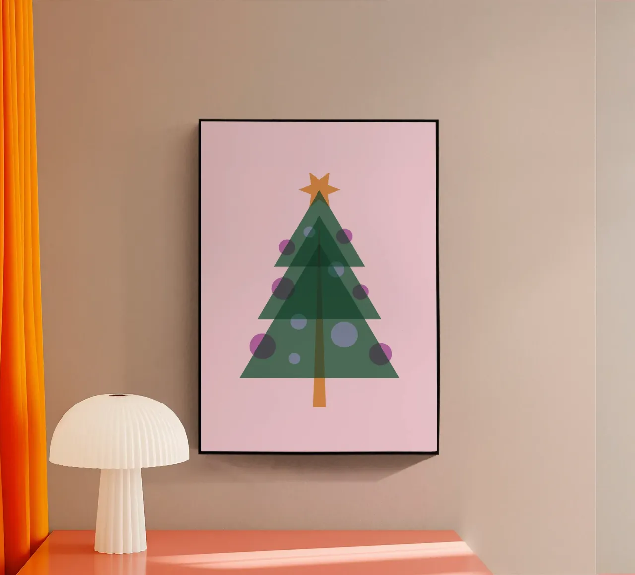 Albero di Natale design piatto plexiglass da Schuhmann Design