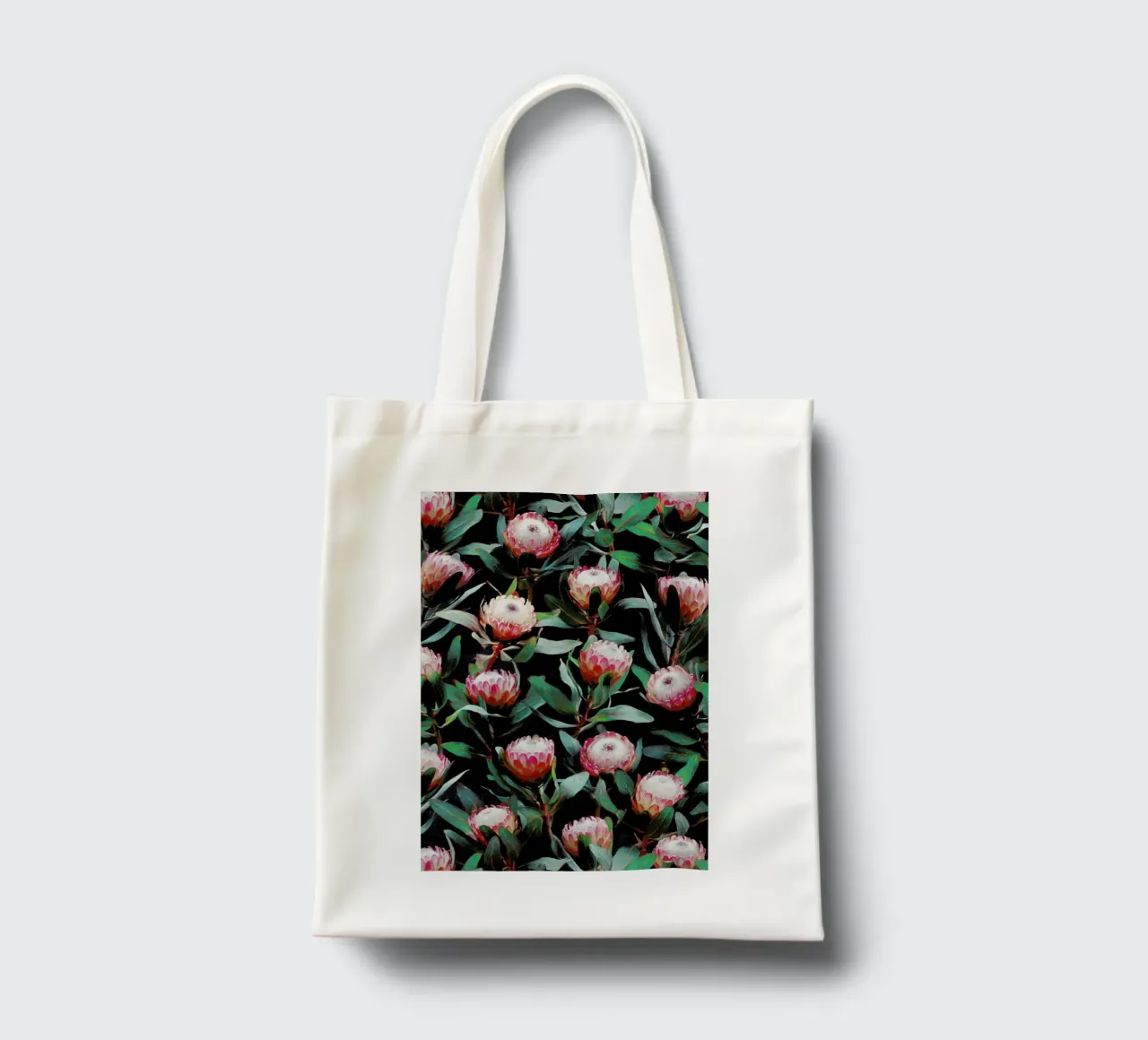 Evening Proteas in Color borsa in juta da Micklyn Le Feuvre