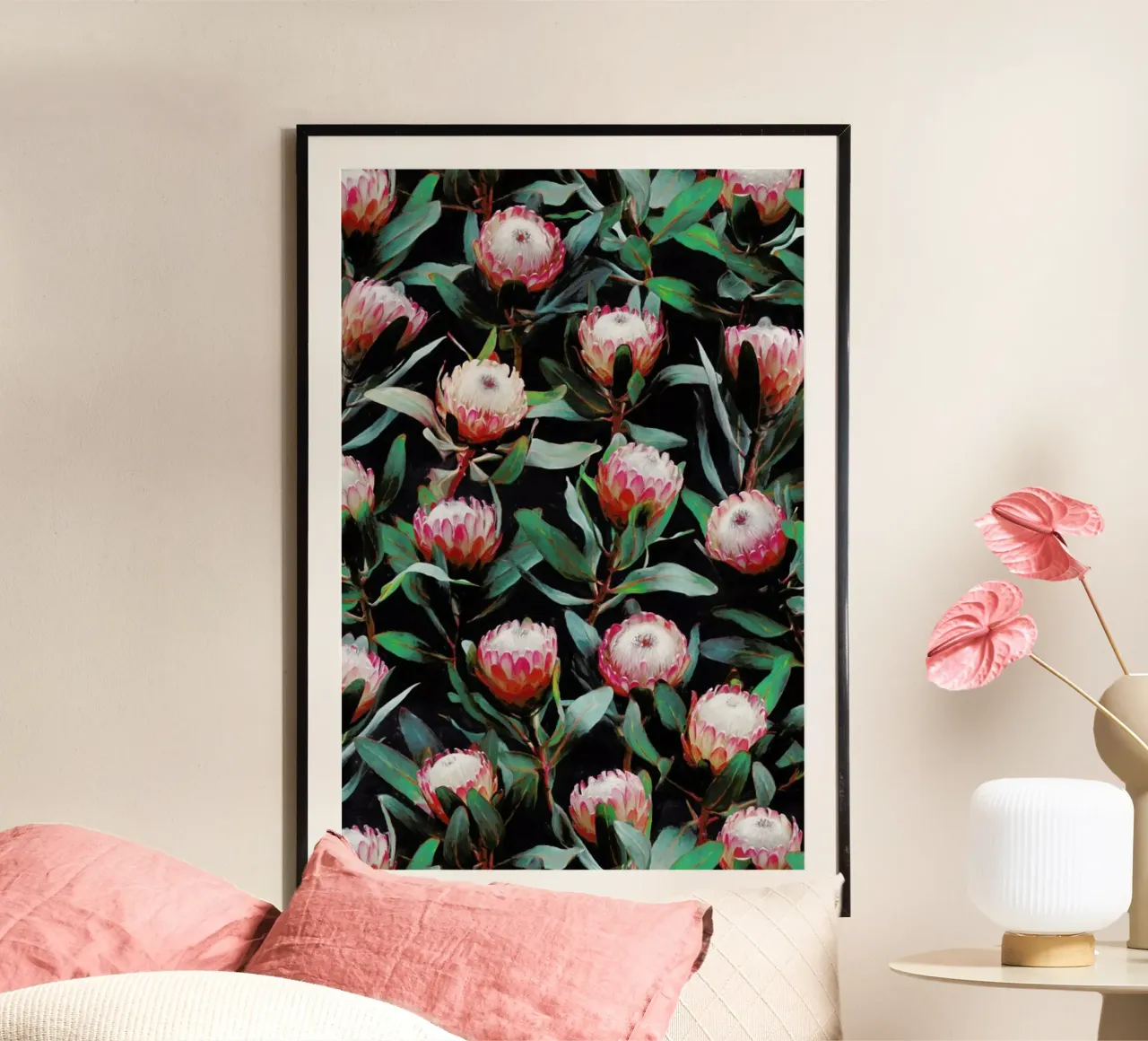Evening Proteas in Color carta hahnemühle da Micklyn Le Feuvre