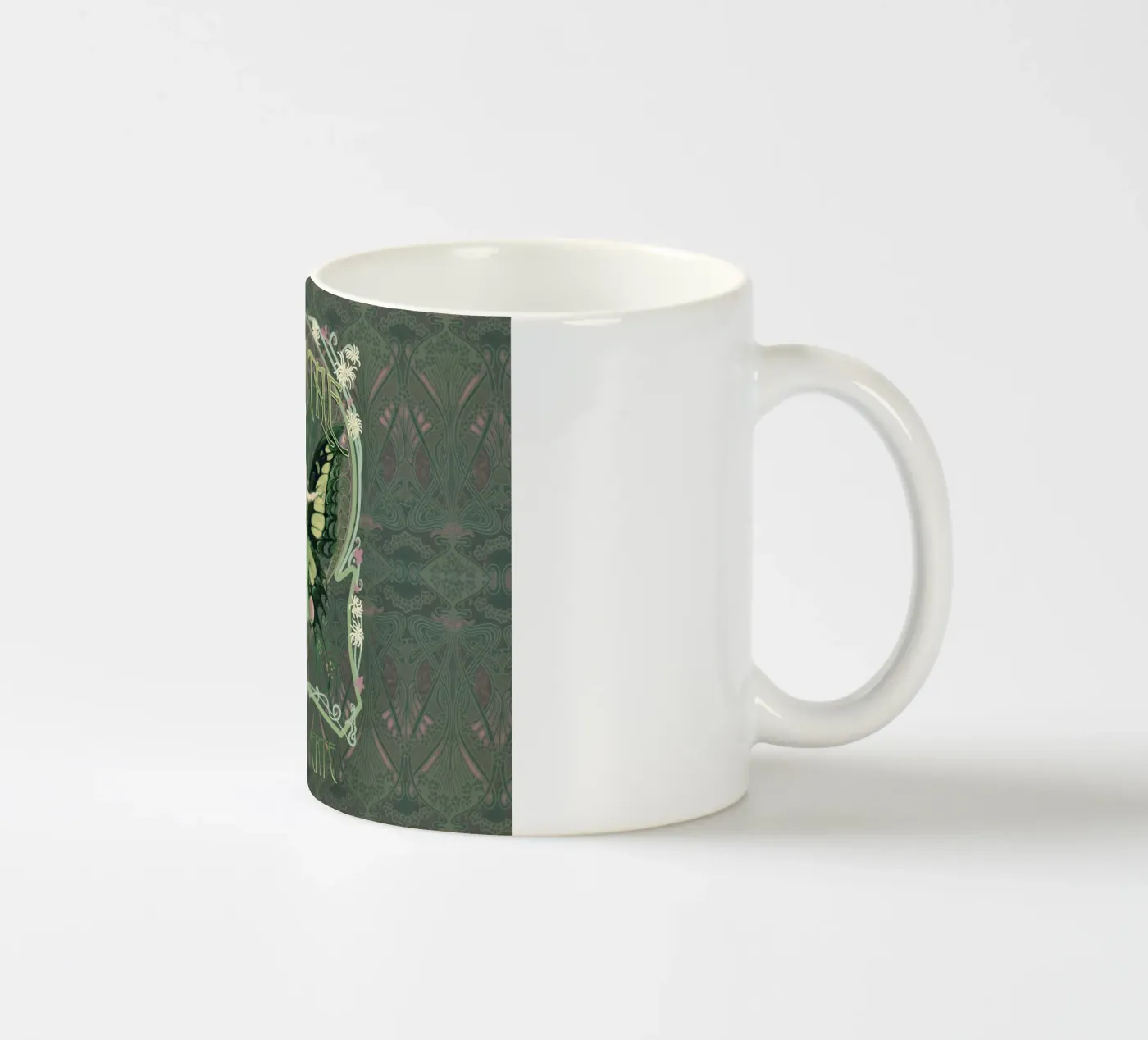Absinthe ceramic mug by Eva Nev