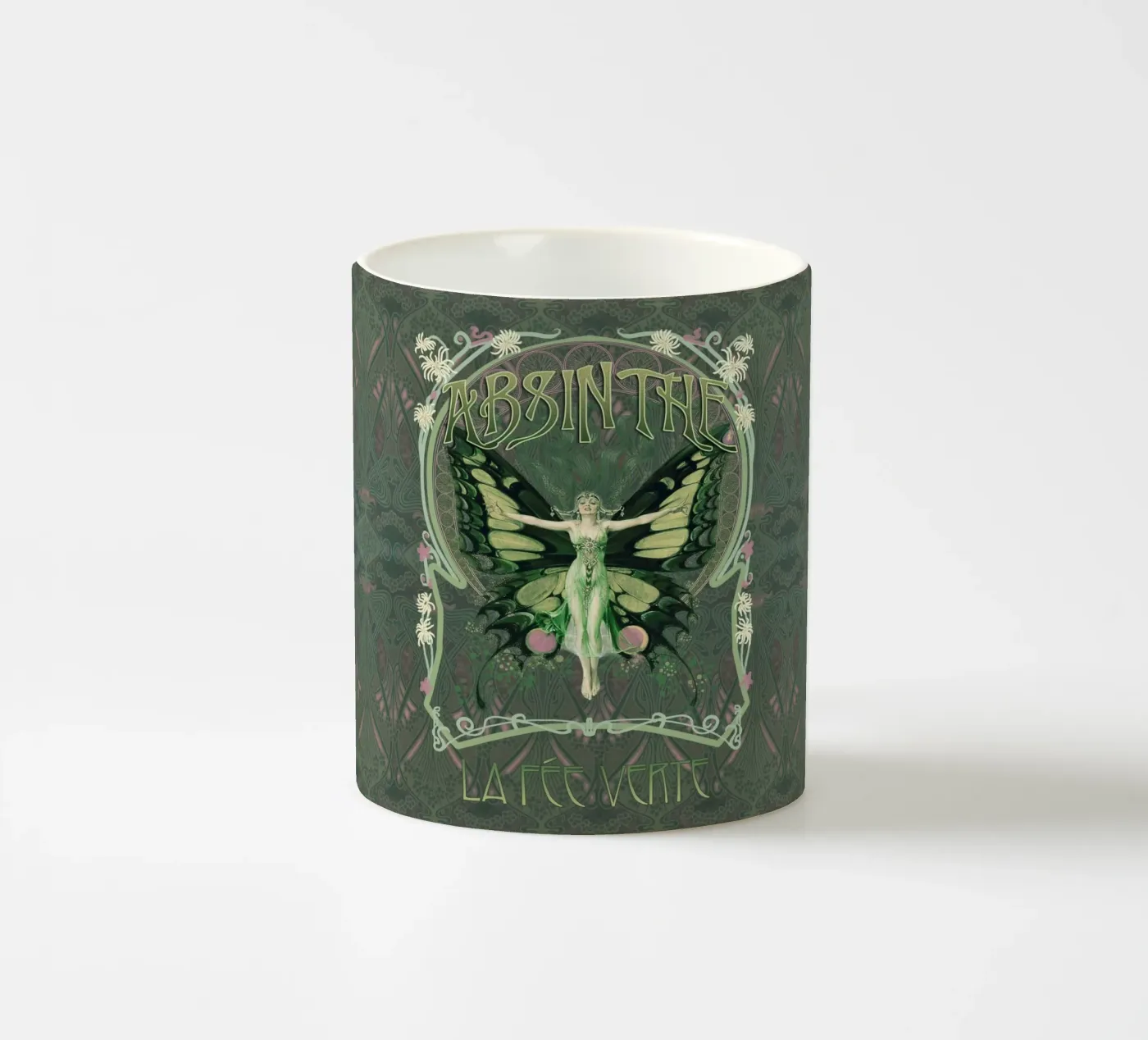 Absinthe ceramic mug by Eva Nev