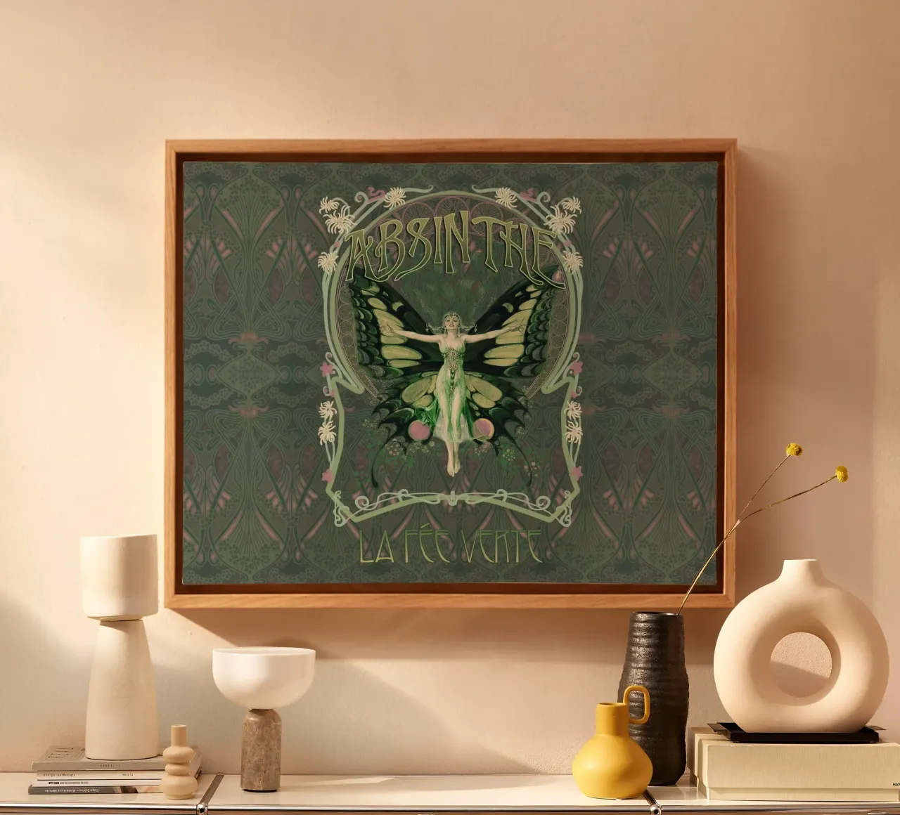 Absint canvas van Eva Nev