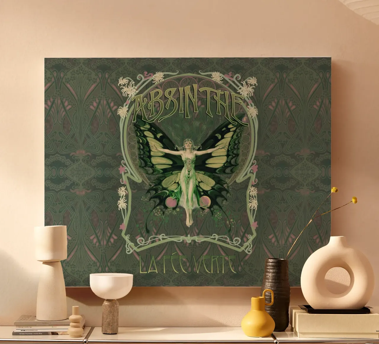 Absint canvas van Eva Nev