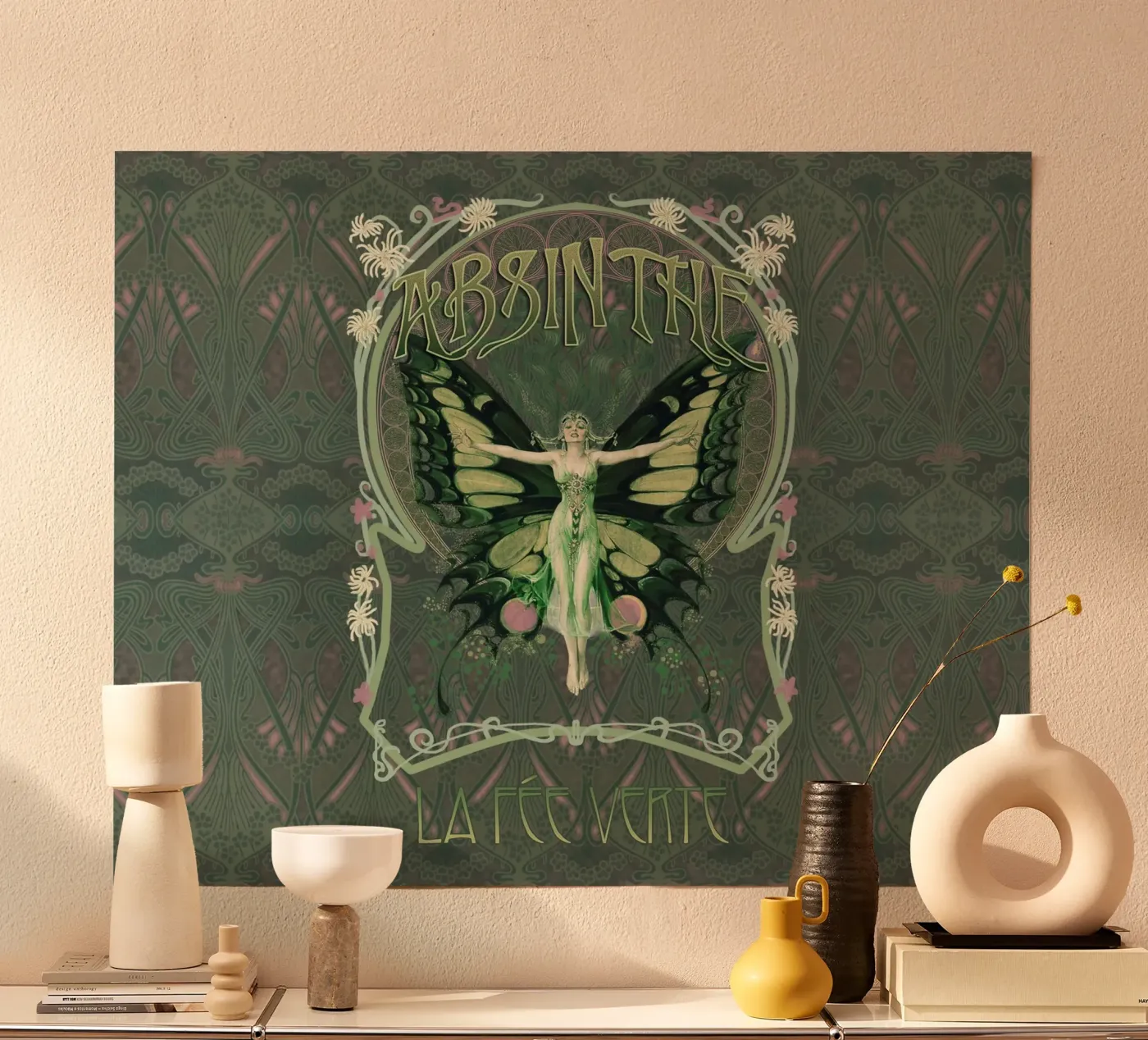 Absinthe poster by Eva Nev