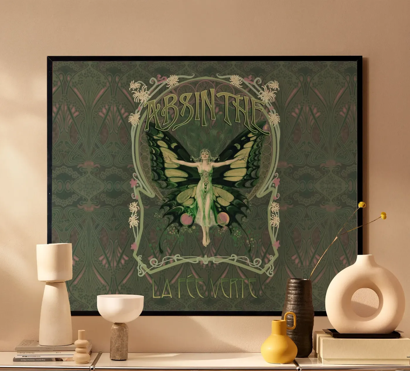 Absinthe poster by Eva Nev