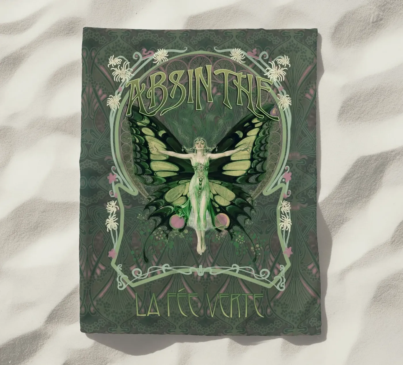 Absint strandhanddoek van Eva Nev